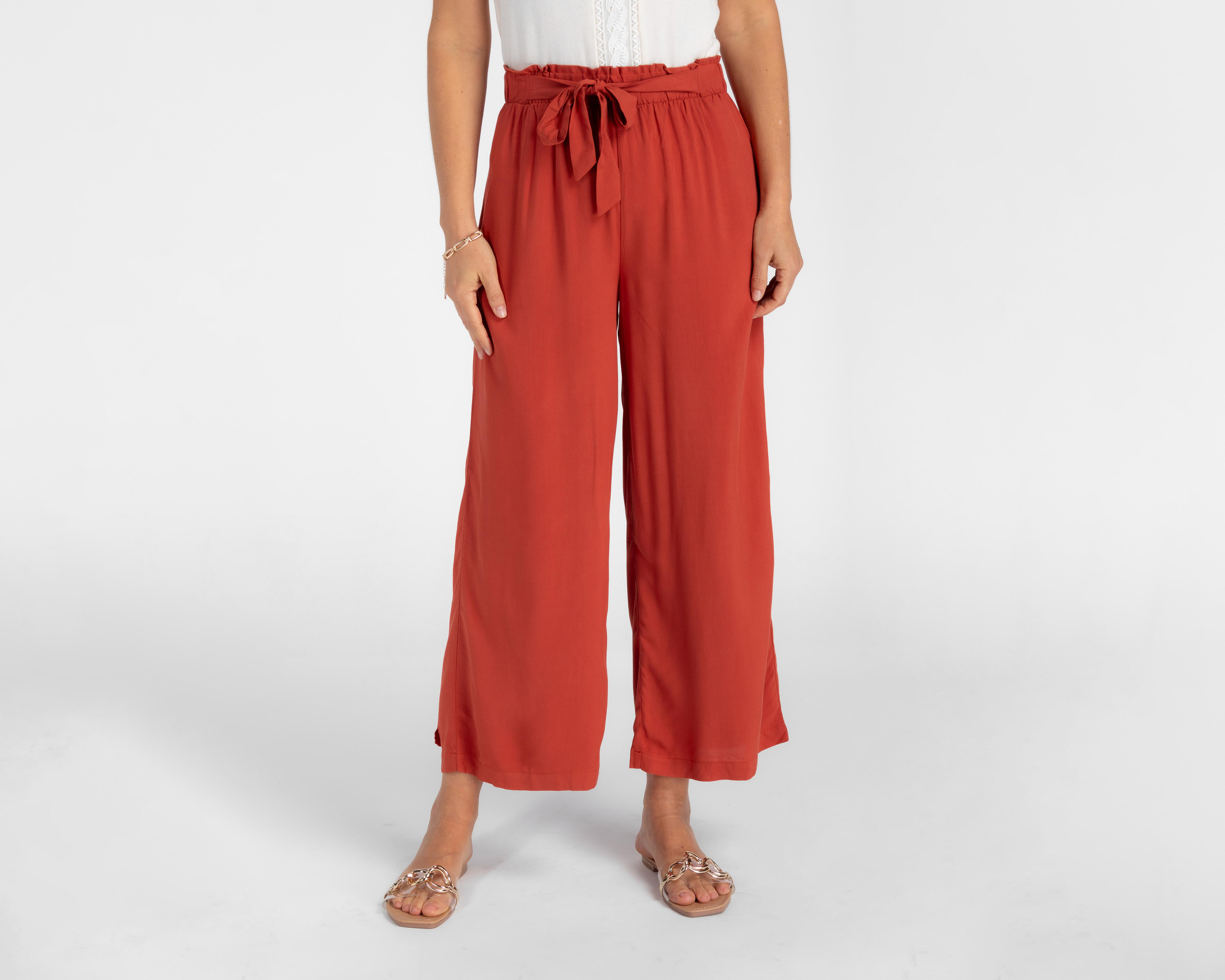 Foto 1 | Pantalón Ancho Lady Sun Ladrillo