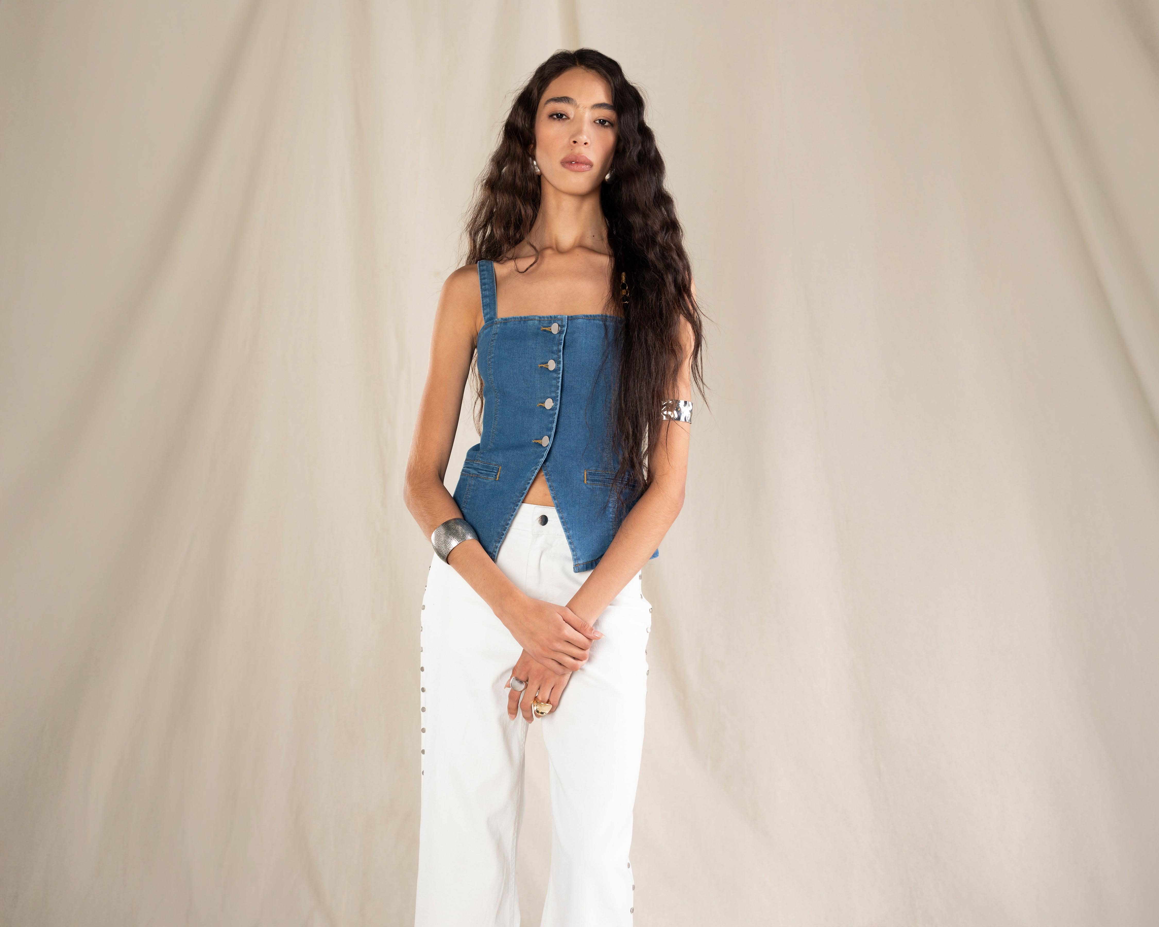 Foto 1 | Blusa sin Mangas Strona para Mujer