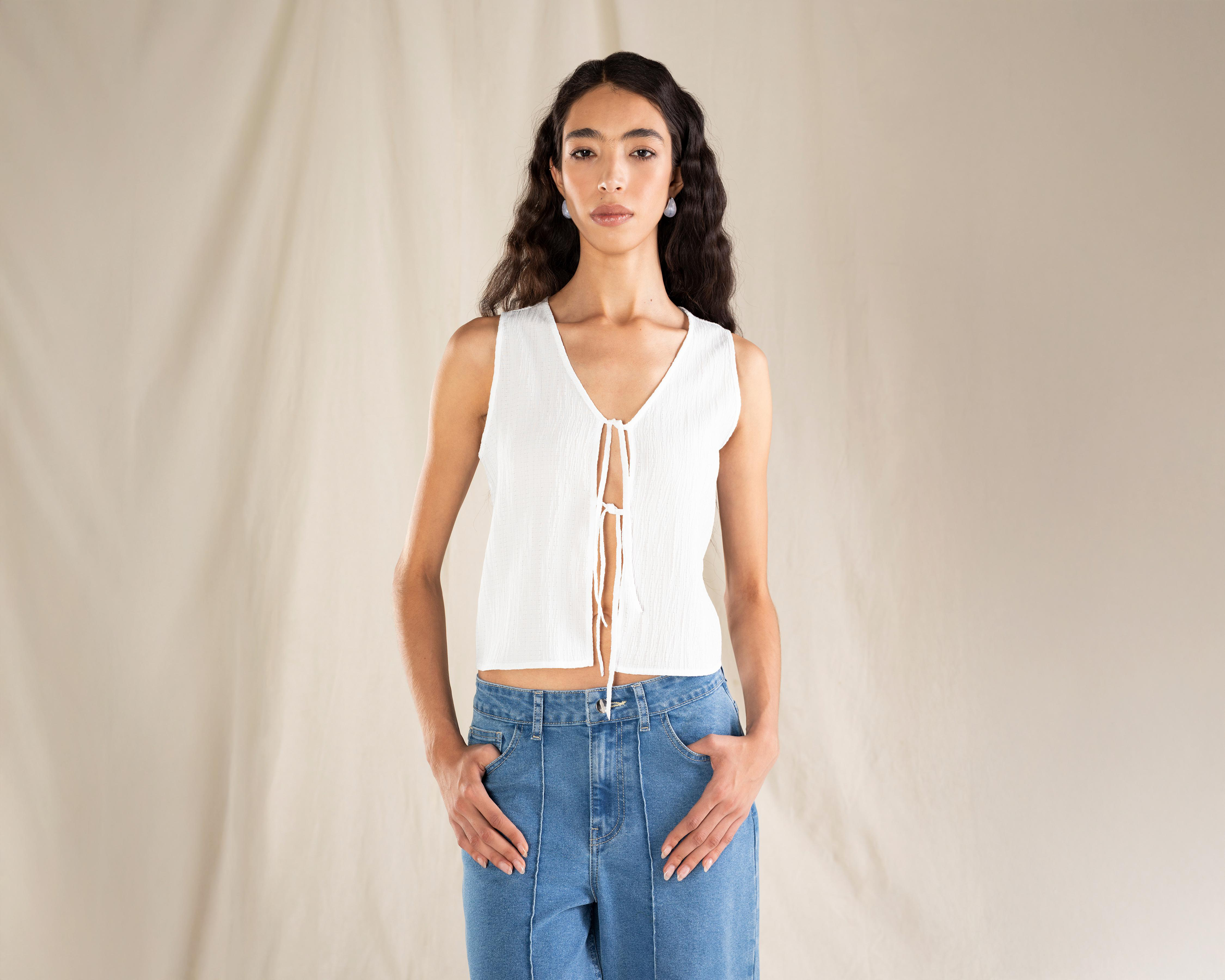 Foto 2 | Blusa sin Mangas Strona para Mujer
