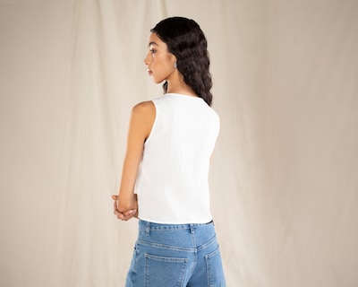 Foto 3 | Blusa sin Mangas Strona para Mujer
