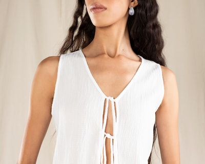 Foto 4 | Blusa sin Mangas Strona para Mujer