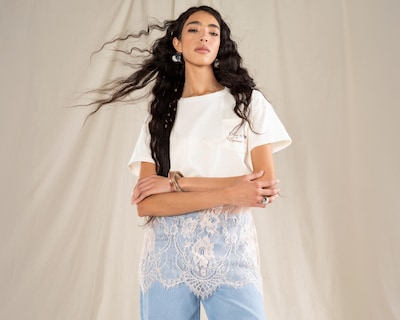 Foto 1 | Playera de Algodón Strona para Mujer