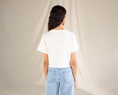 Foto 3 | Playera de Algodón Strona para Mujer