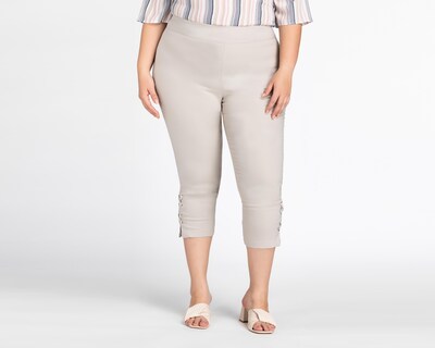 Foto 1 | Pantalón Capri Lady Sun Beige para Mujer