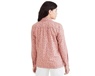 Foto 2 | Blusa Dockers Manga Larga con Estampado de Flores