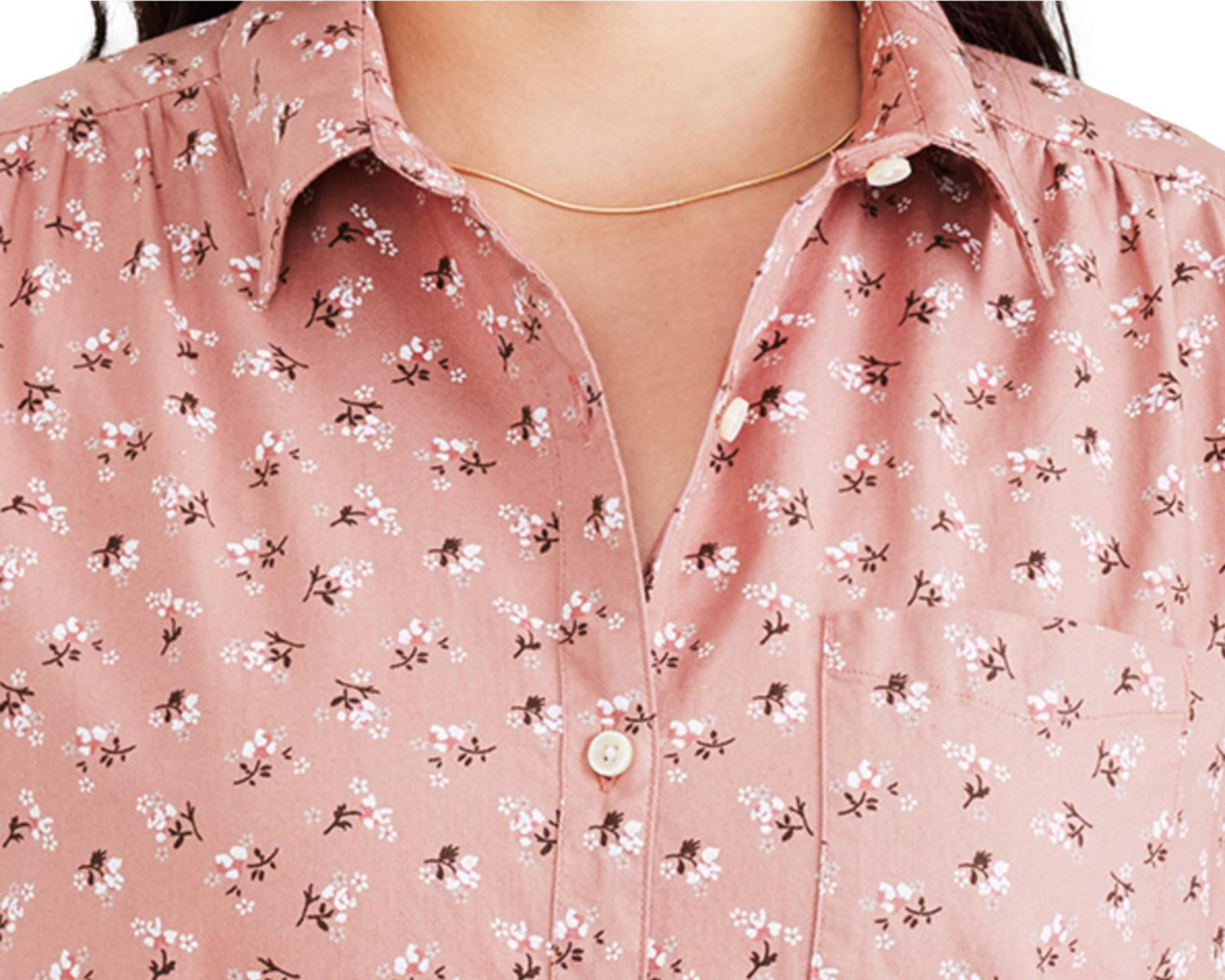 Foto 3 | Blusa Dockers Manga Larga con Estampado de Flores