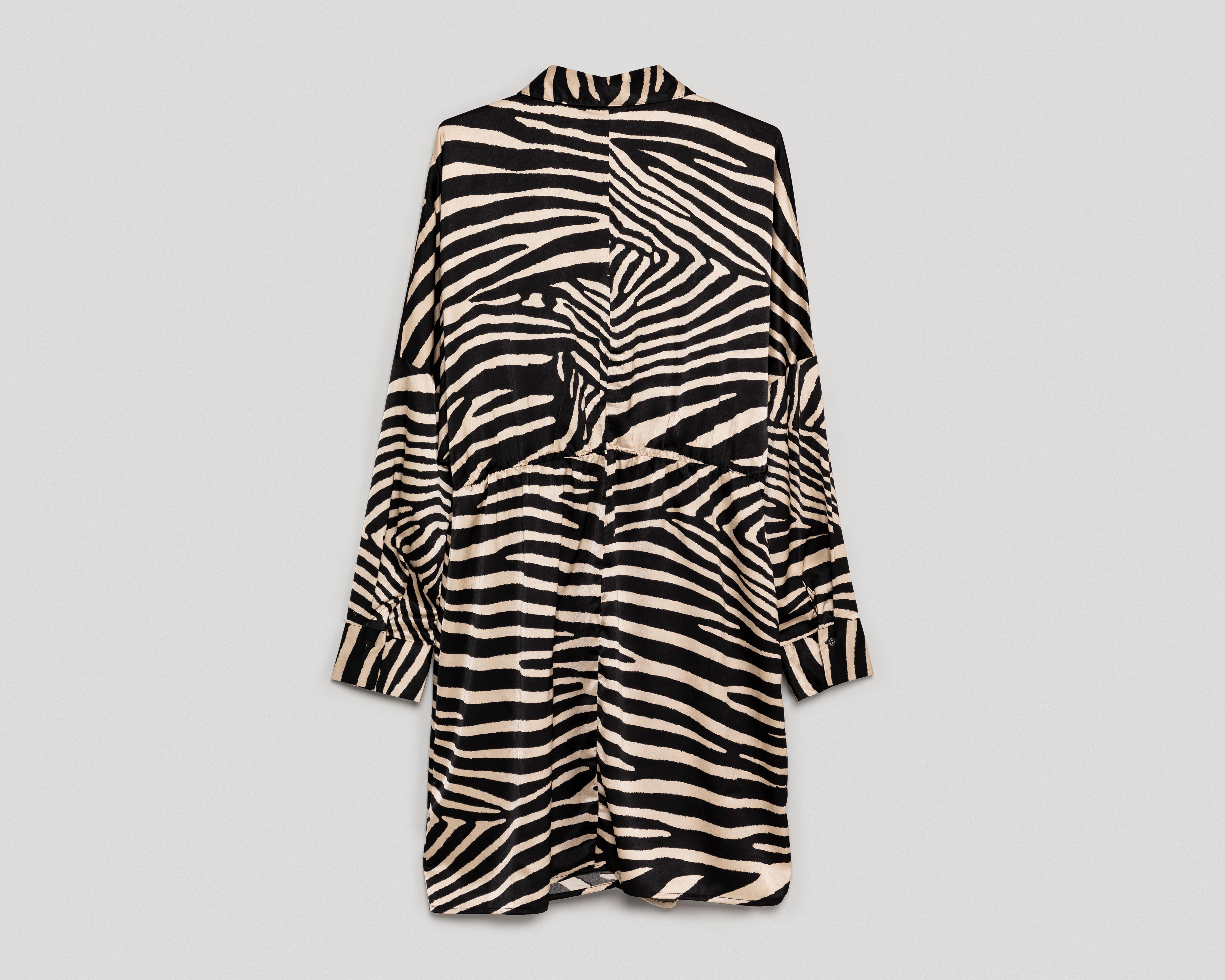 Foto 2 | Vestido Casual Sahara Manga Larga Animal Print