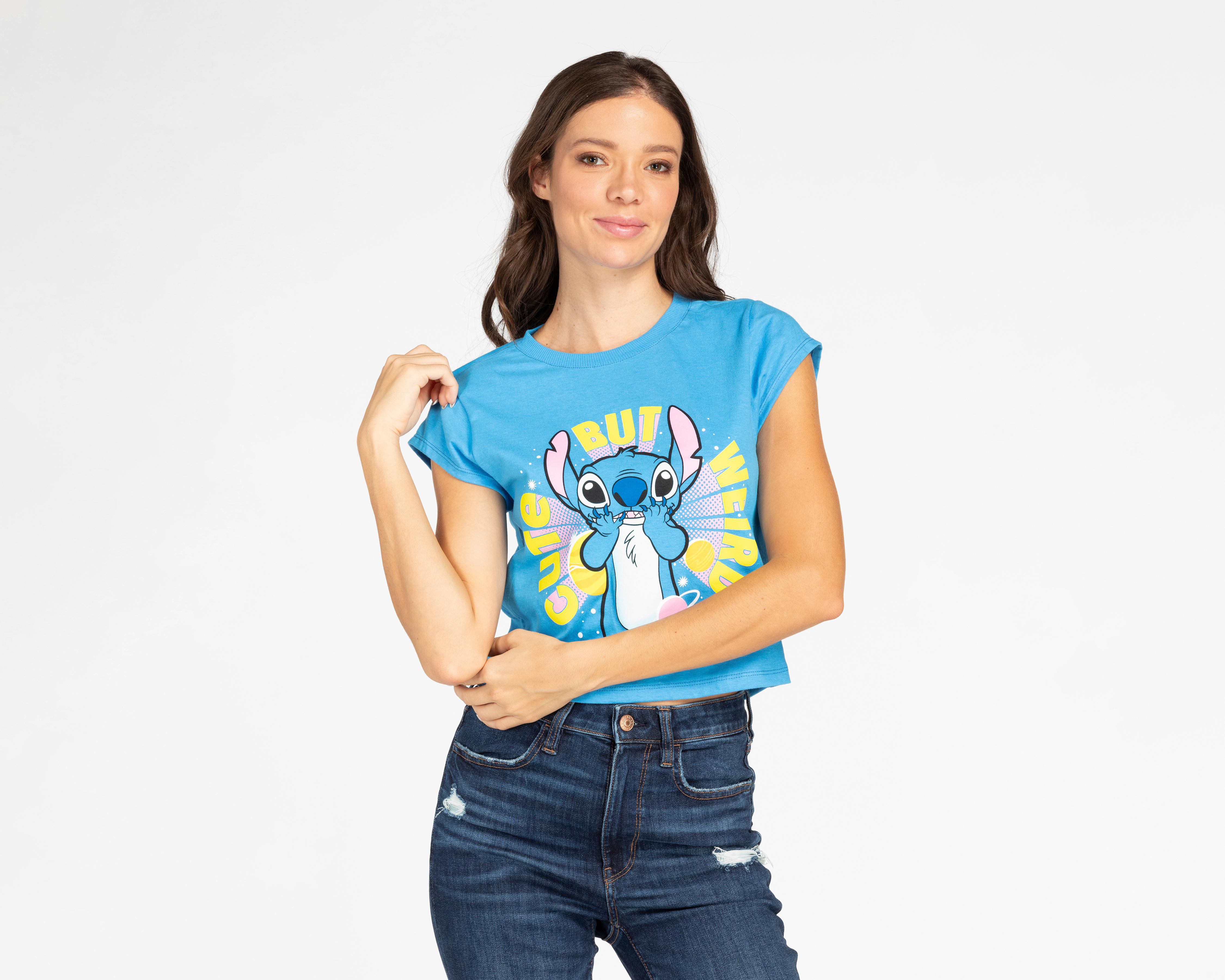 Foto 2 pulgar | Playera Disney Stitch para Mujer