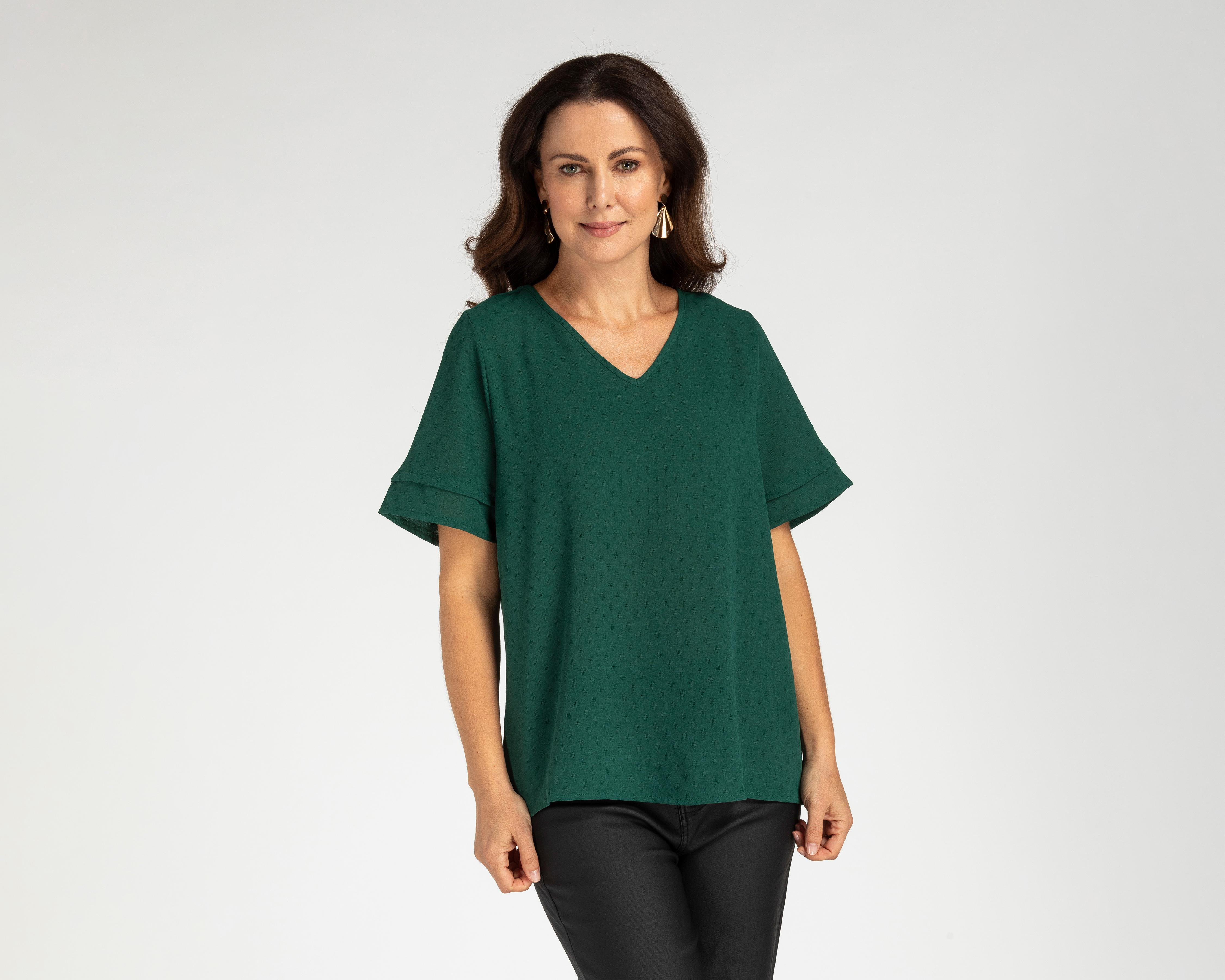 Foto 1 | Blusa Lady Sun Manga Corta para Mujer