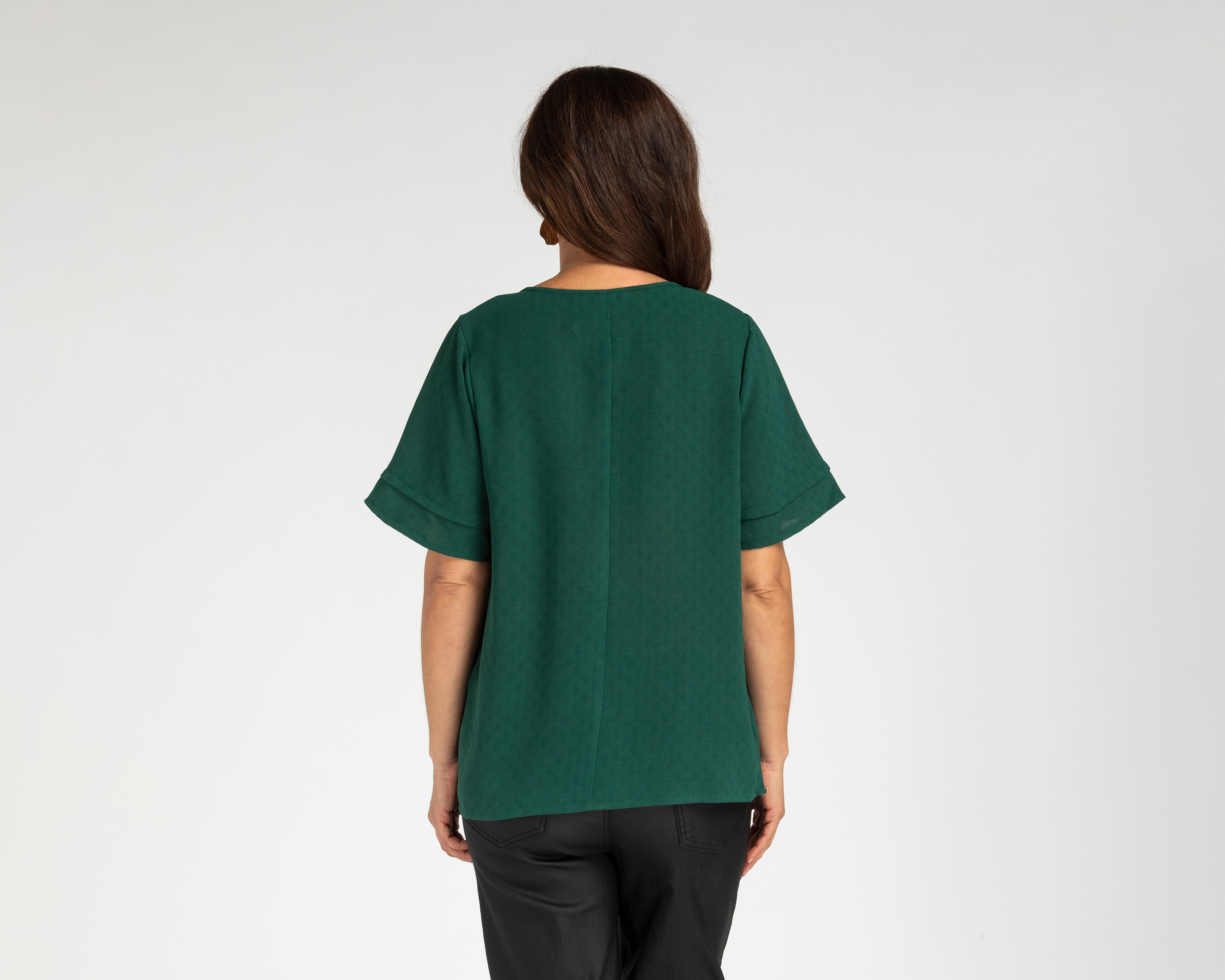 Foto 4 pulgar | Blusa Lady Sun Manga Corta para Mujer