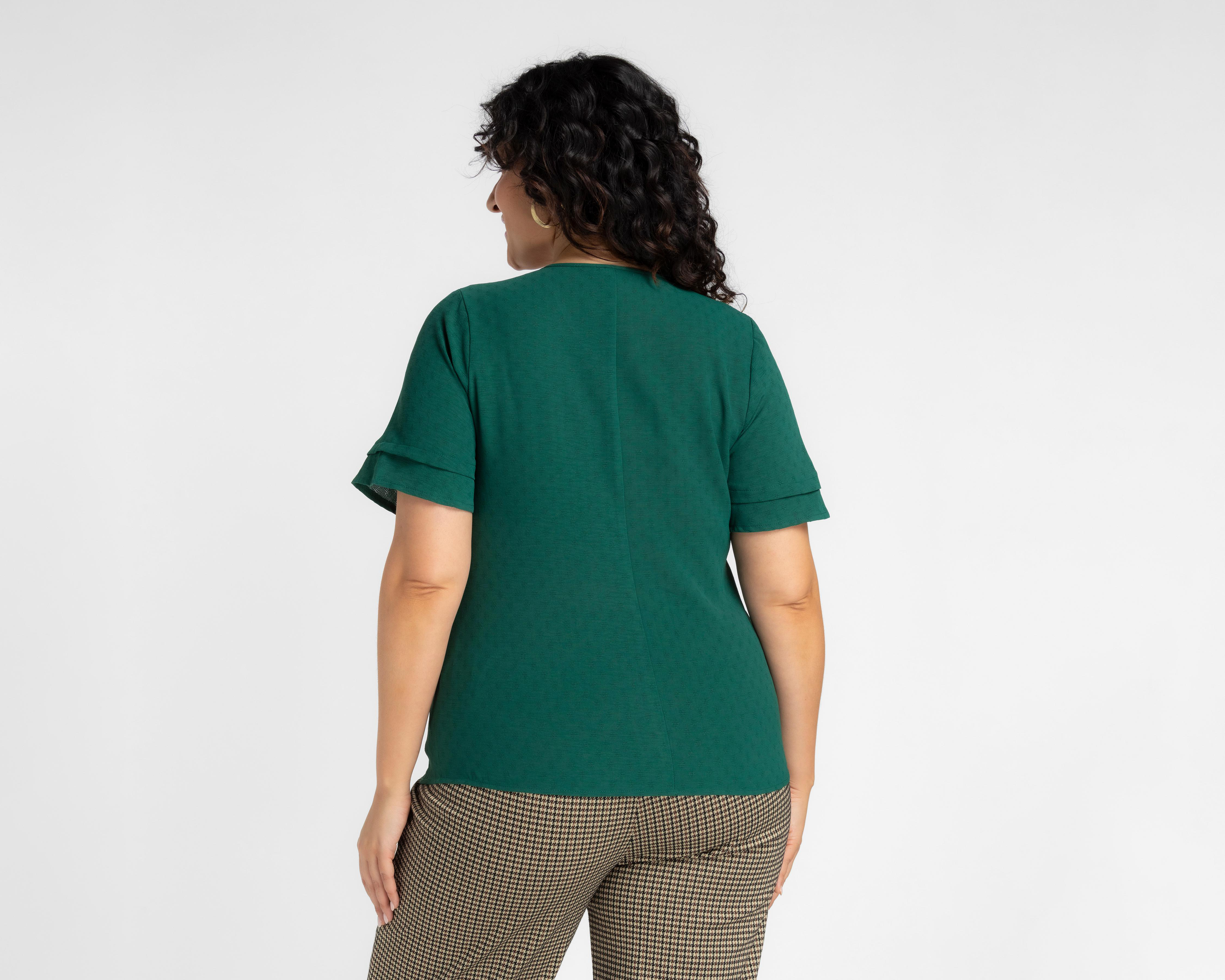 Foto 7 pulgar | Blusa Lady Sun Manga Corta para Mujer