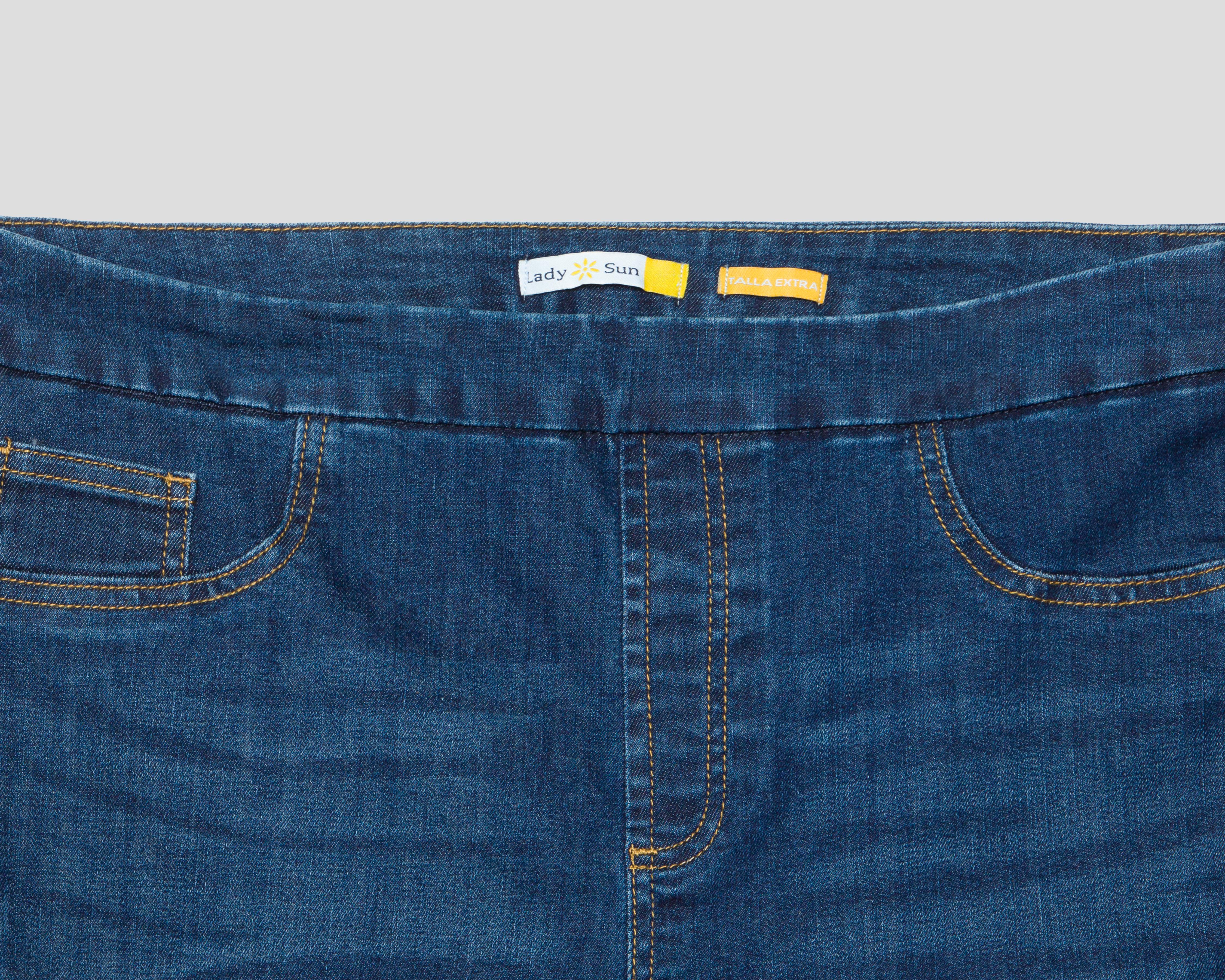 Foto 4 pulgar | Pantalón Capri Lady Sun con Bordado para Mujer