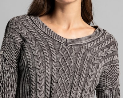 Foto 4 | Suéter de Algodón tipo Crop Thinner para Mujer
