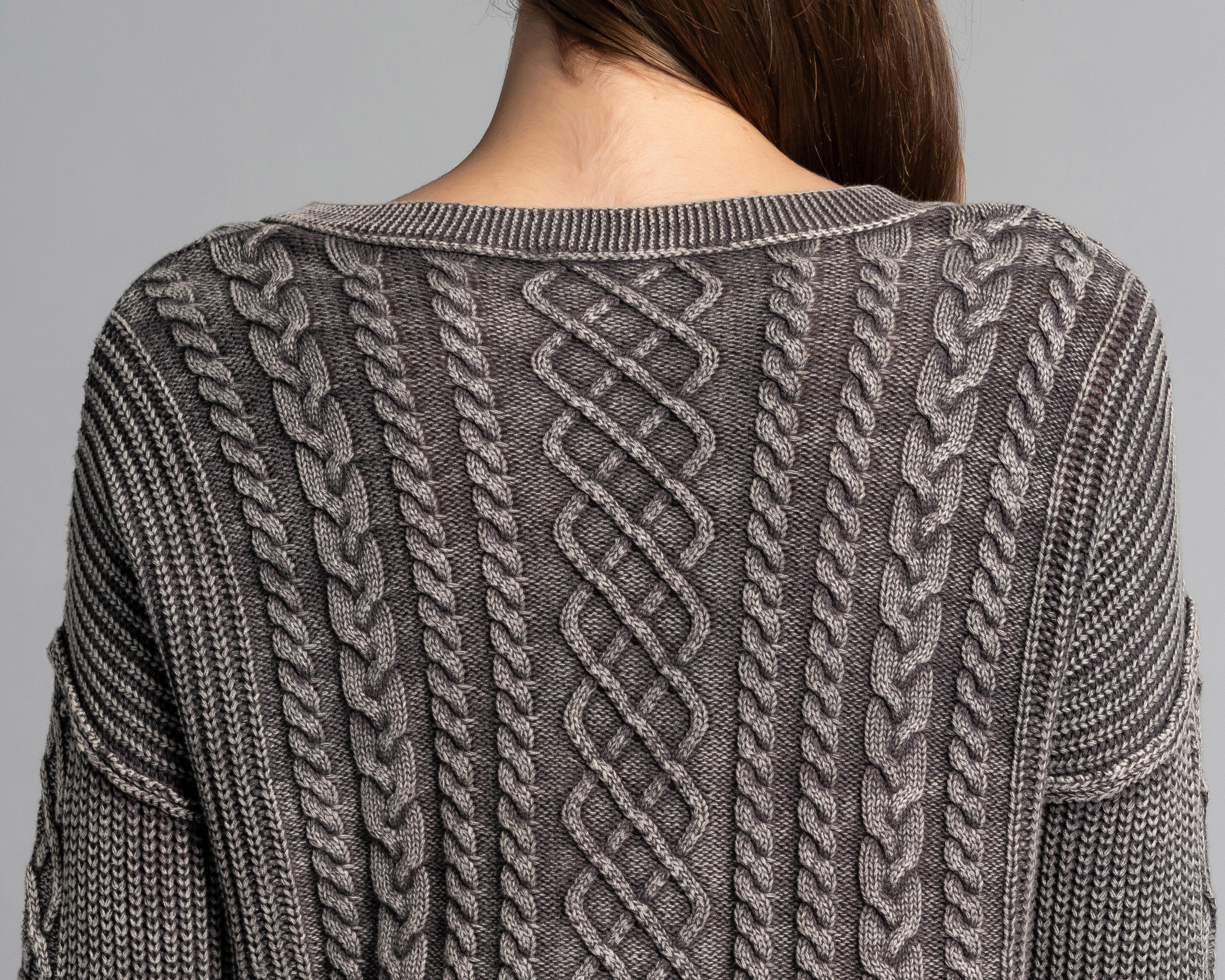 Foto 5 | Suéter de Algodón tipo Crop Thinner para Mujer