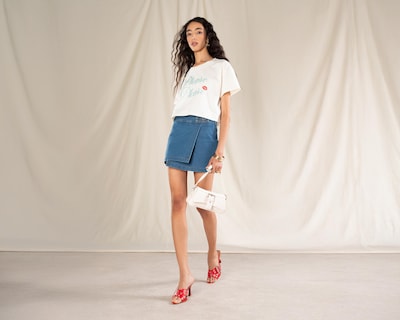 Foto 1 | Playera Manga Corta Strona para Mujer