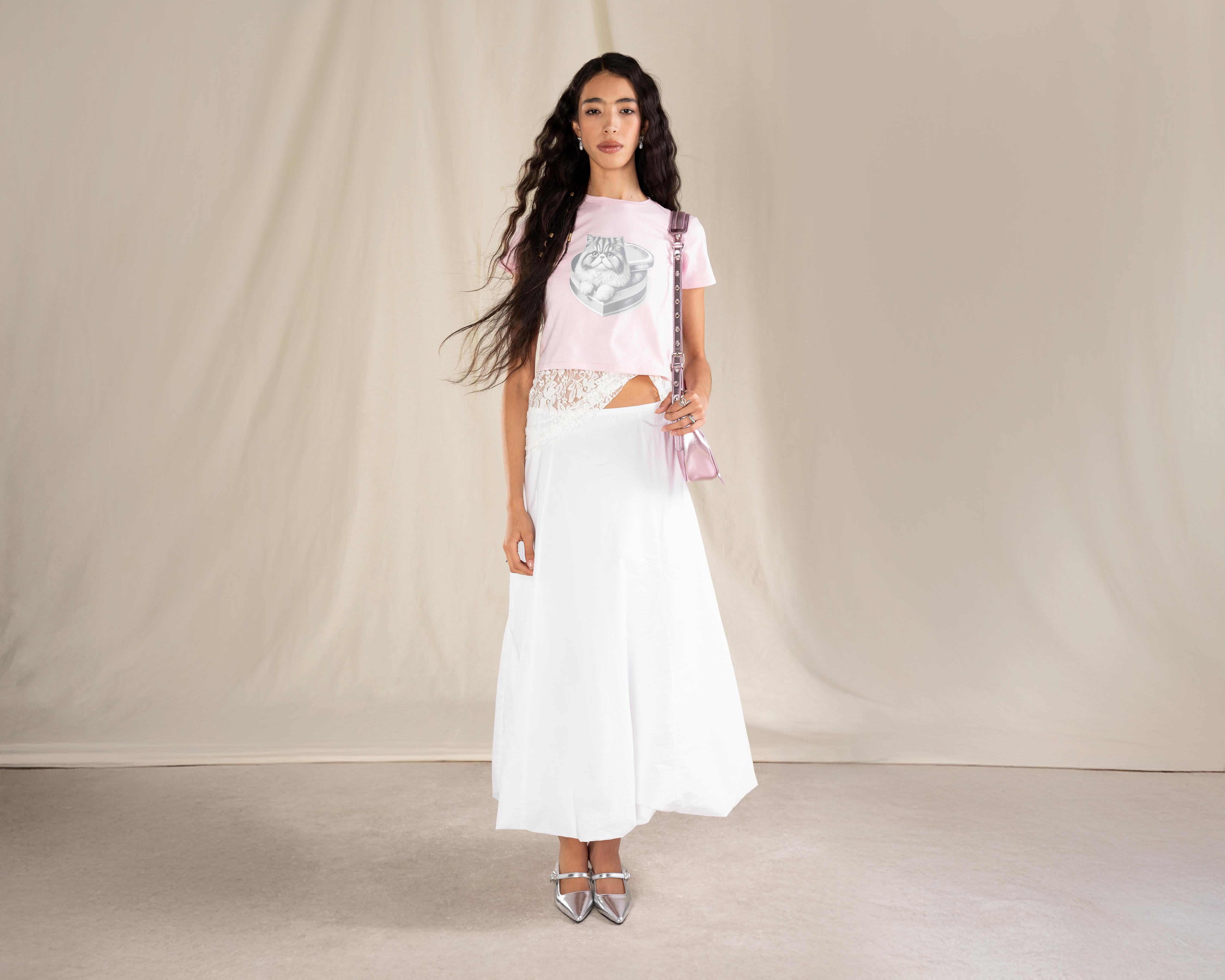 Foto 1 | Playera de Algodón Strona para Mujer