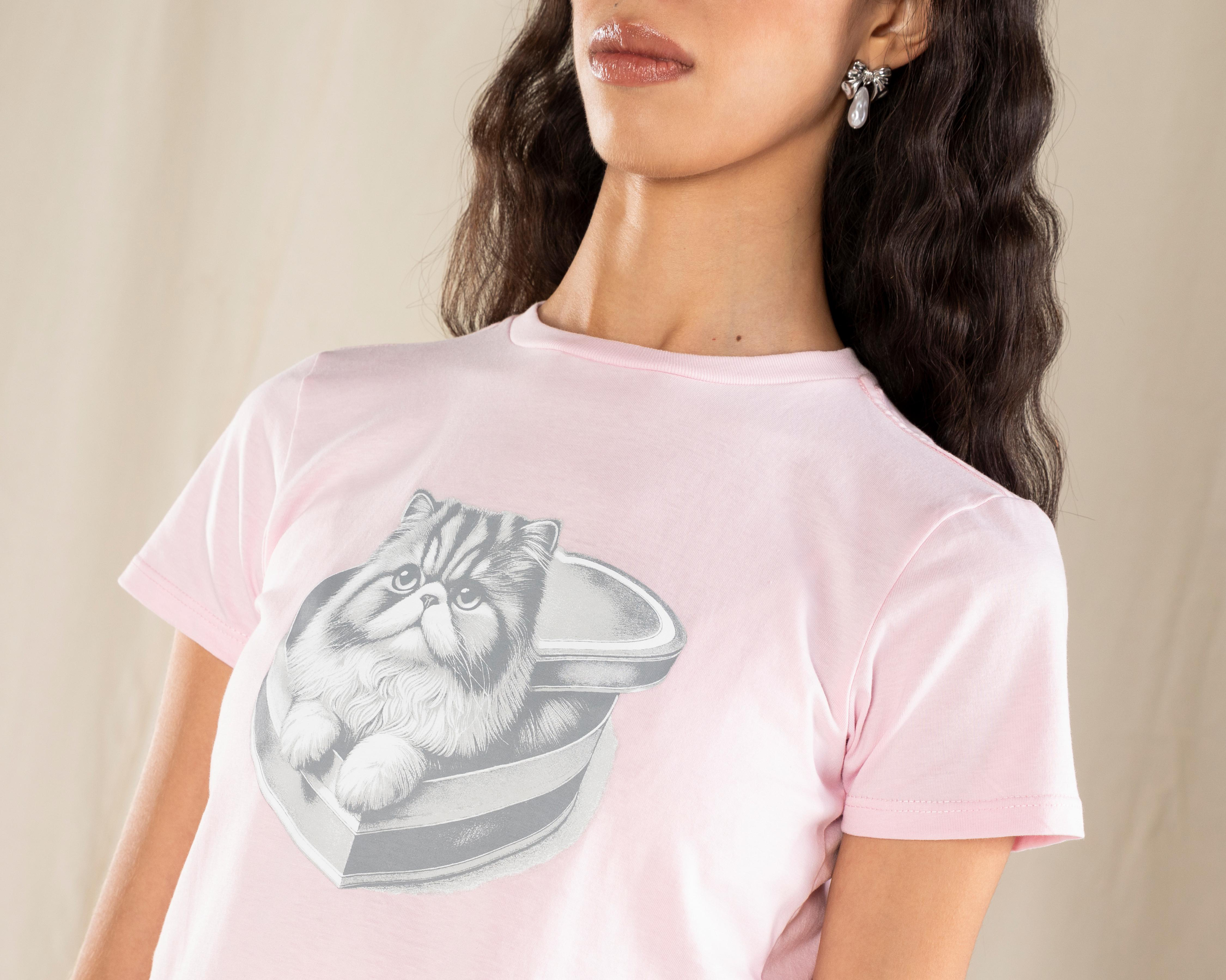 Foto 4 | Playera de Algodón Strona para Mujer