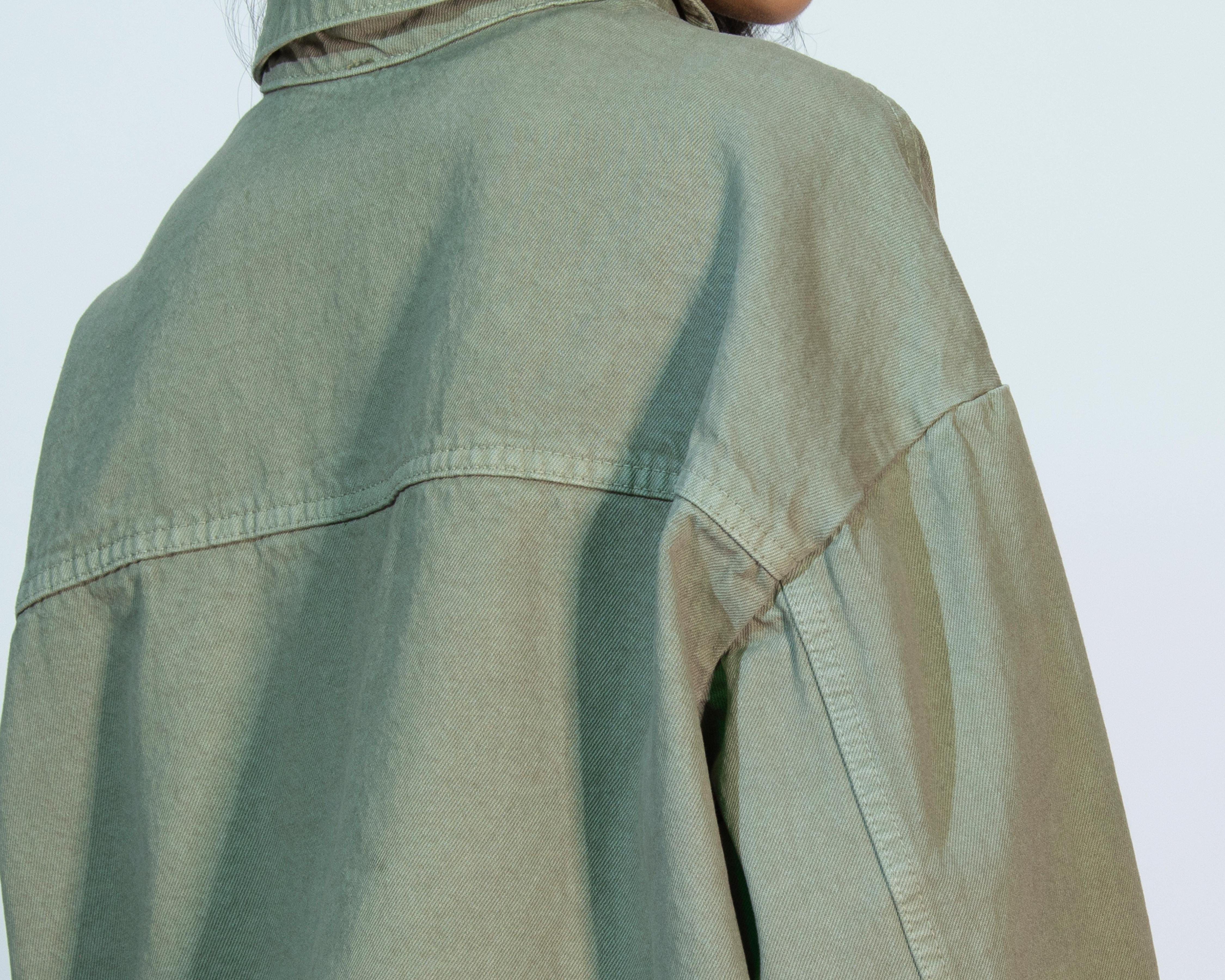 Foto 5 | Camisa Strona Verde para Mujer