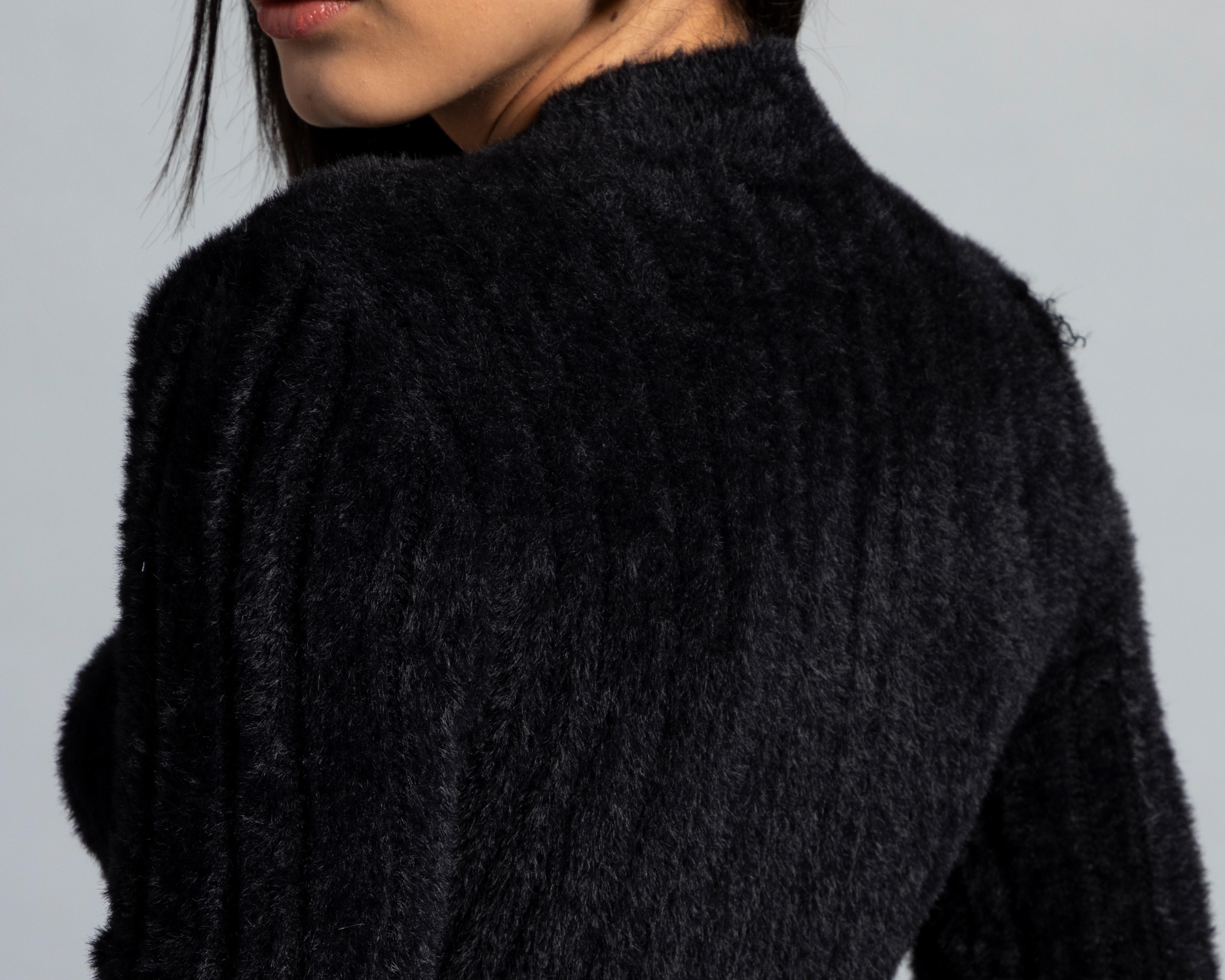 Foto 5 | Suéter Negro Thinner para Mujer