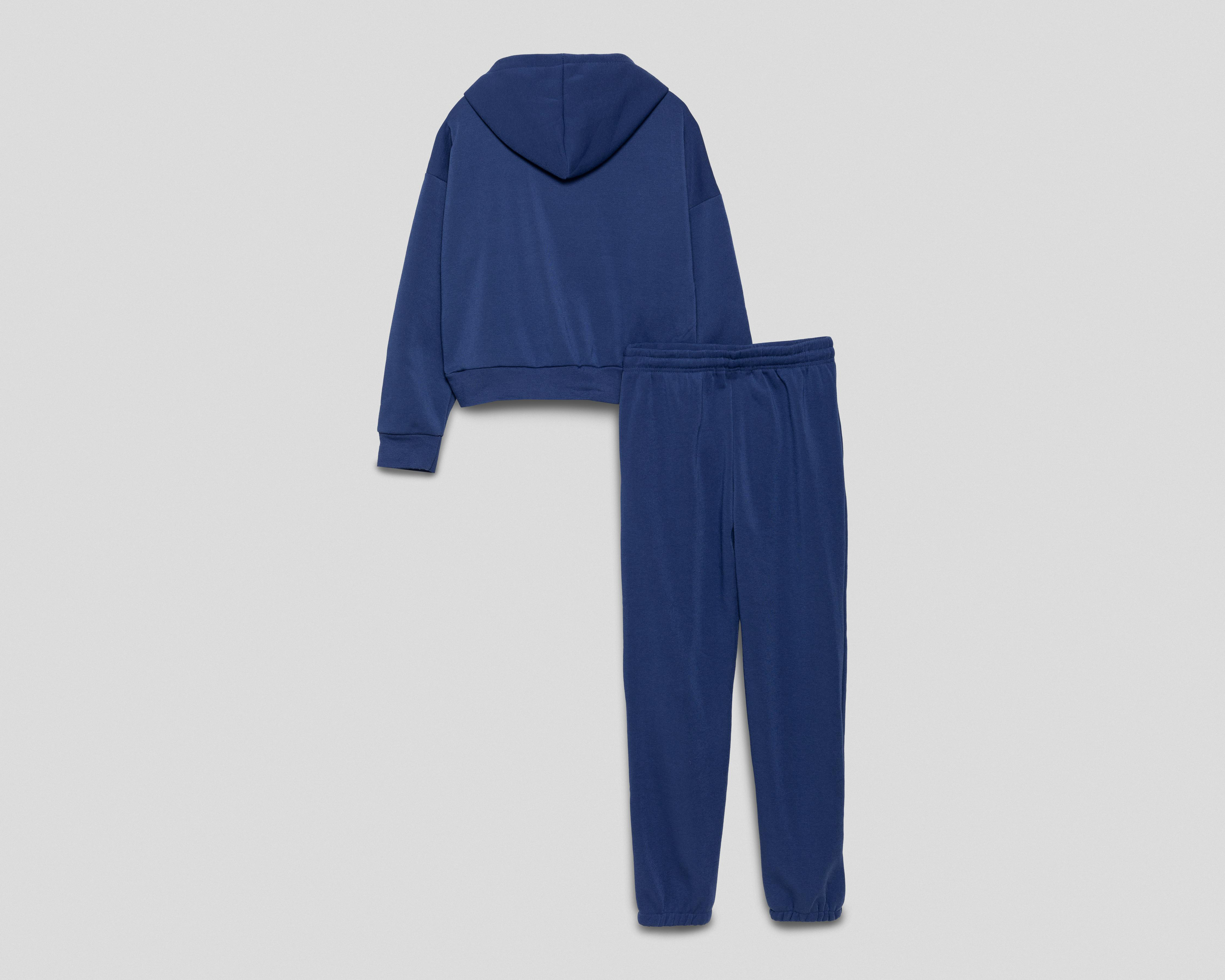 Foto 3 pulgar | Pants y Sudadera Azul Refill para Mujer