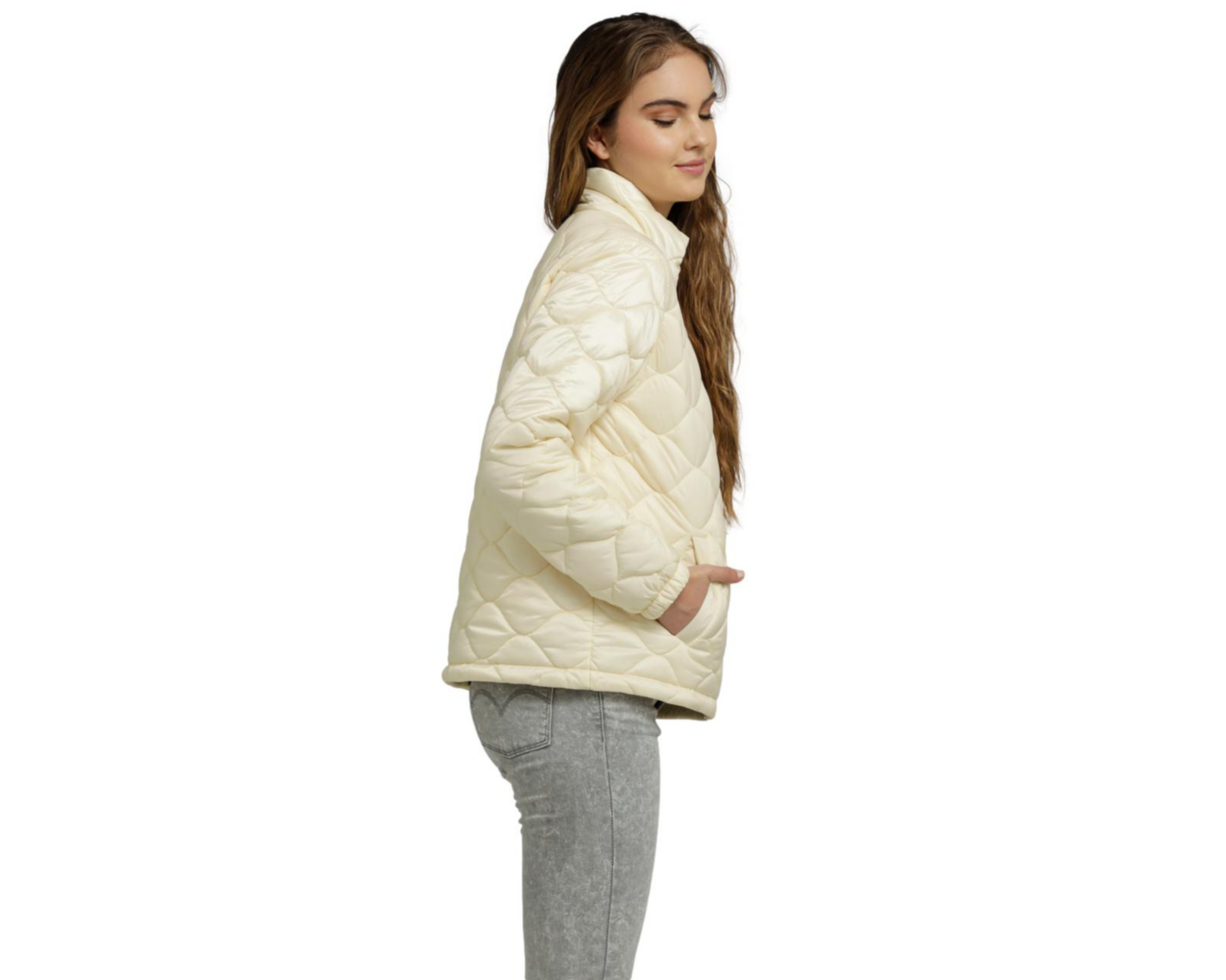 Foto 3 pulgar | Chamarra Capitonada Levi's para Mujer