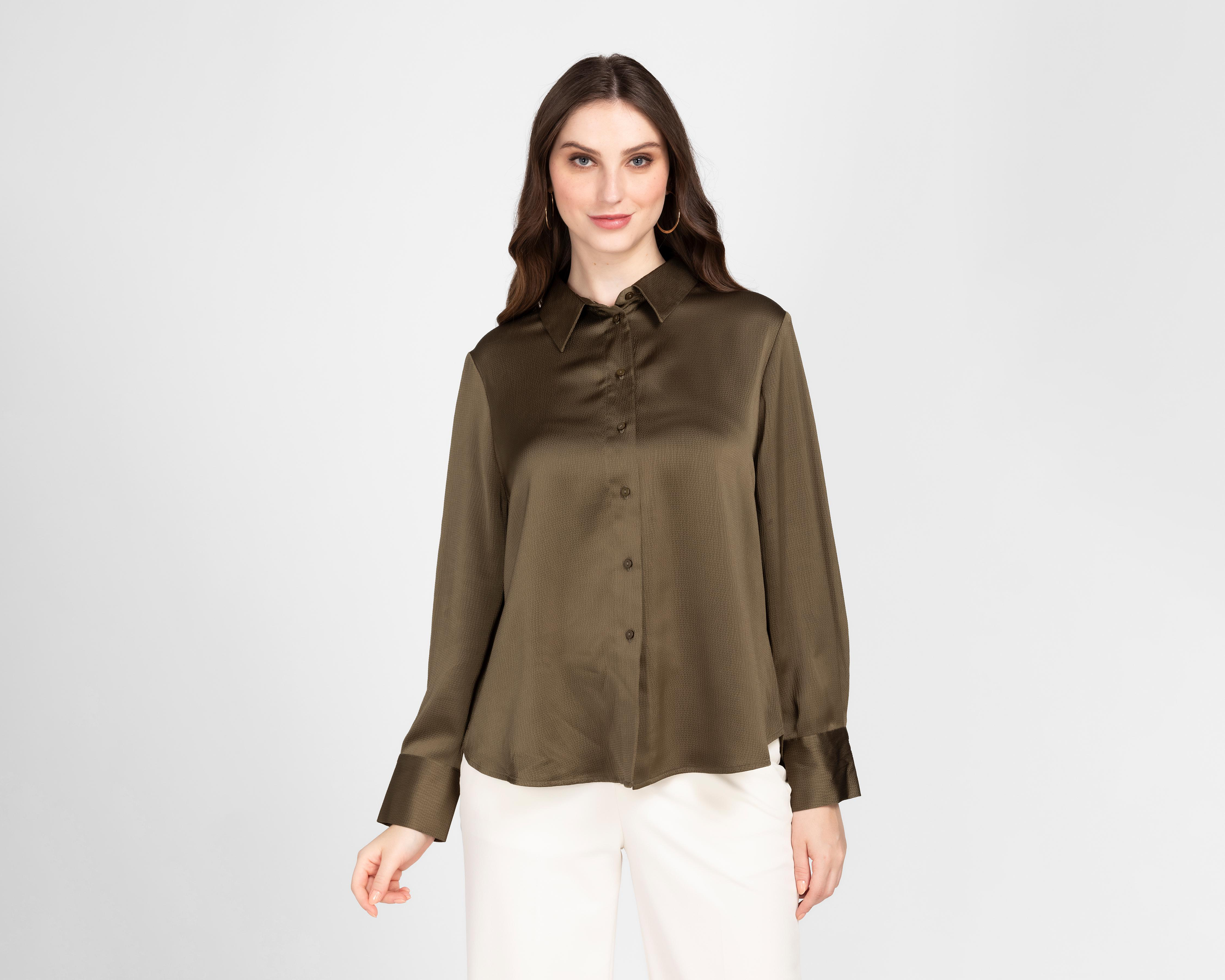 Foto 2 pulgar | Blusa Sahara Manga Larga para Mujer