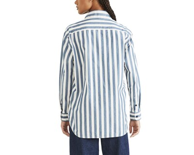 Foto 4 | Camisa Dockers Manga Larga a Rayas