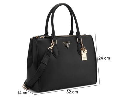 Foto 5 | Bolsa de Mano Guess Doretta Negra
