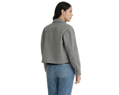 Foto 4 | Chamarra Gris Levi's para Mujer