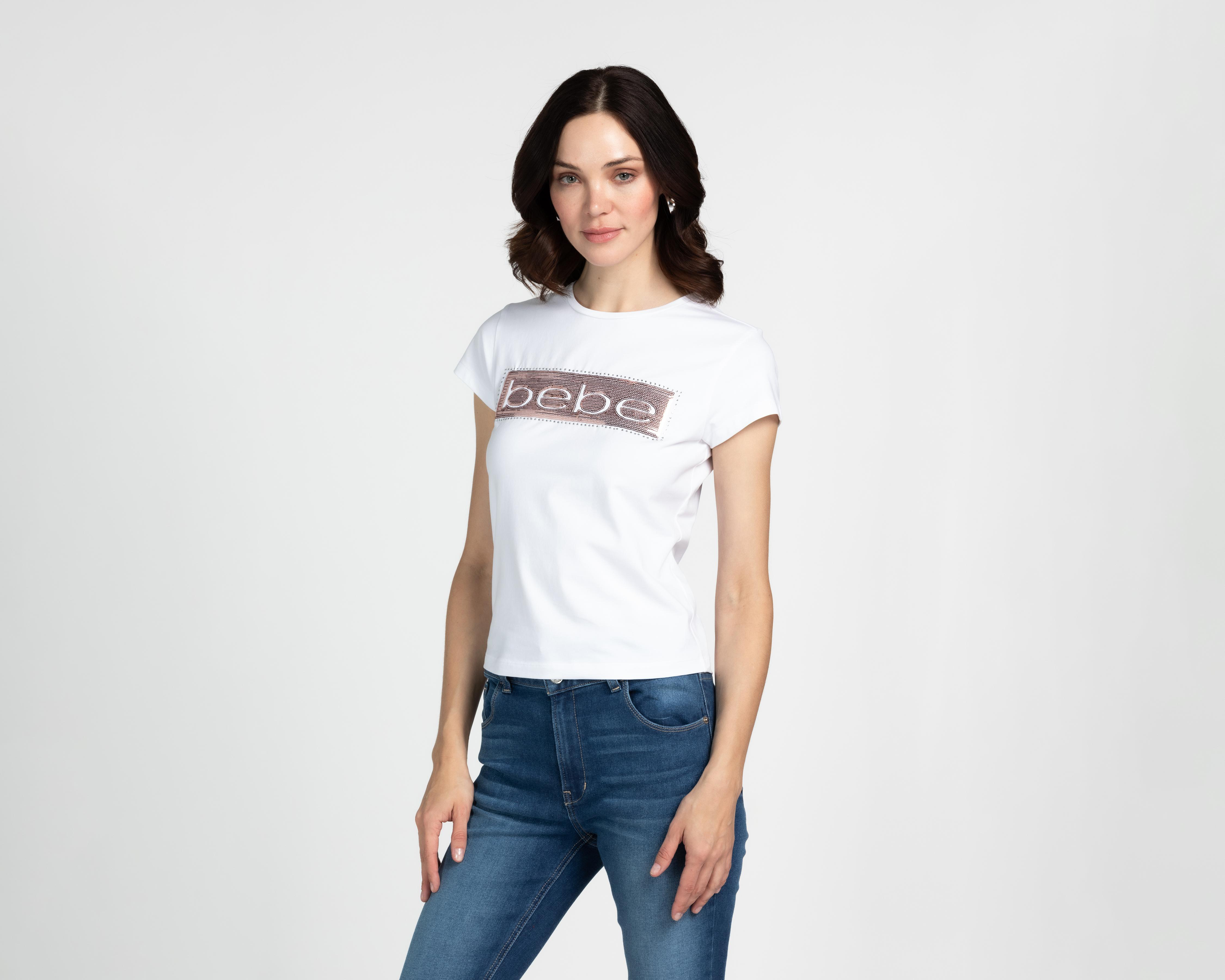 Foto 2 pulgar | Playera Bebe Manga Corta para Mujer