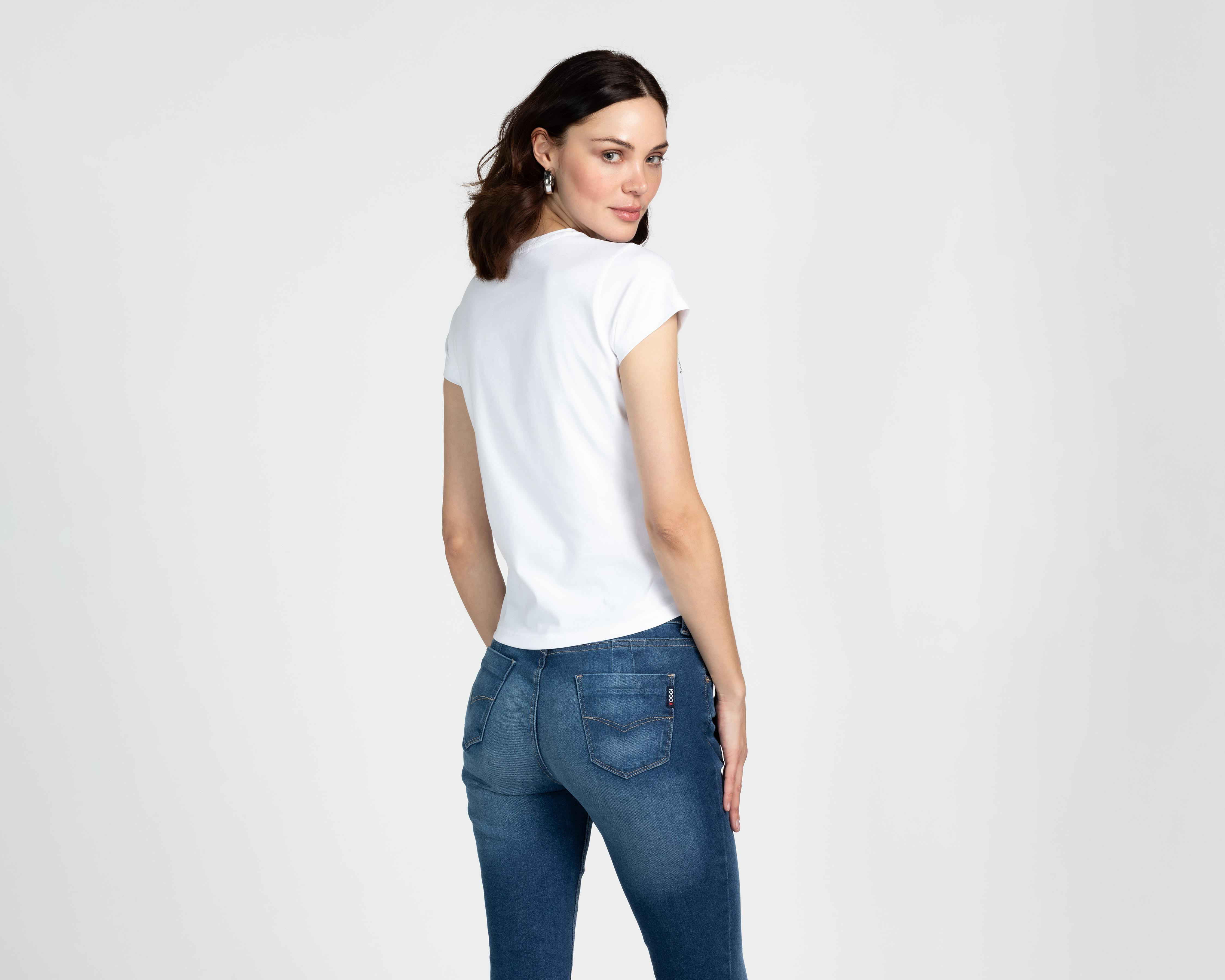 Foto 4 pulgar | Playera Bebe Manga Corta para Mujer