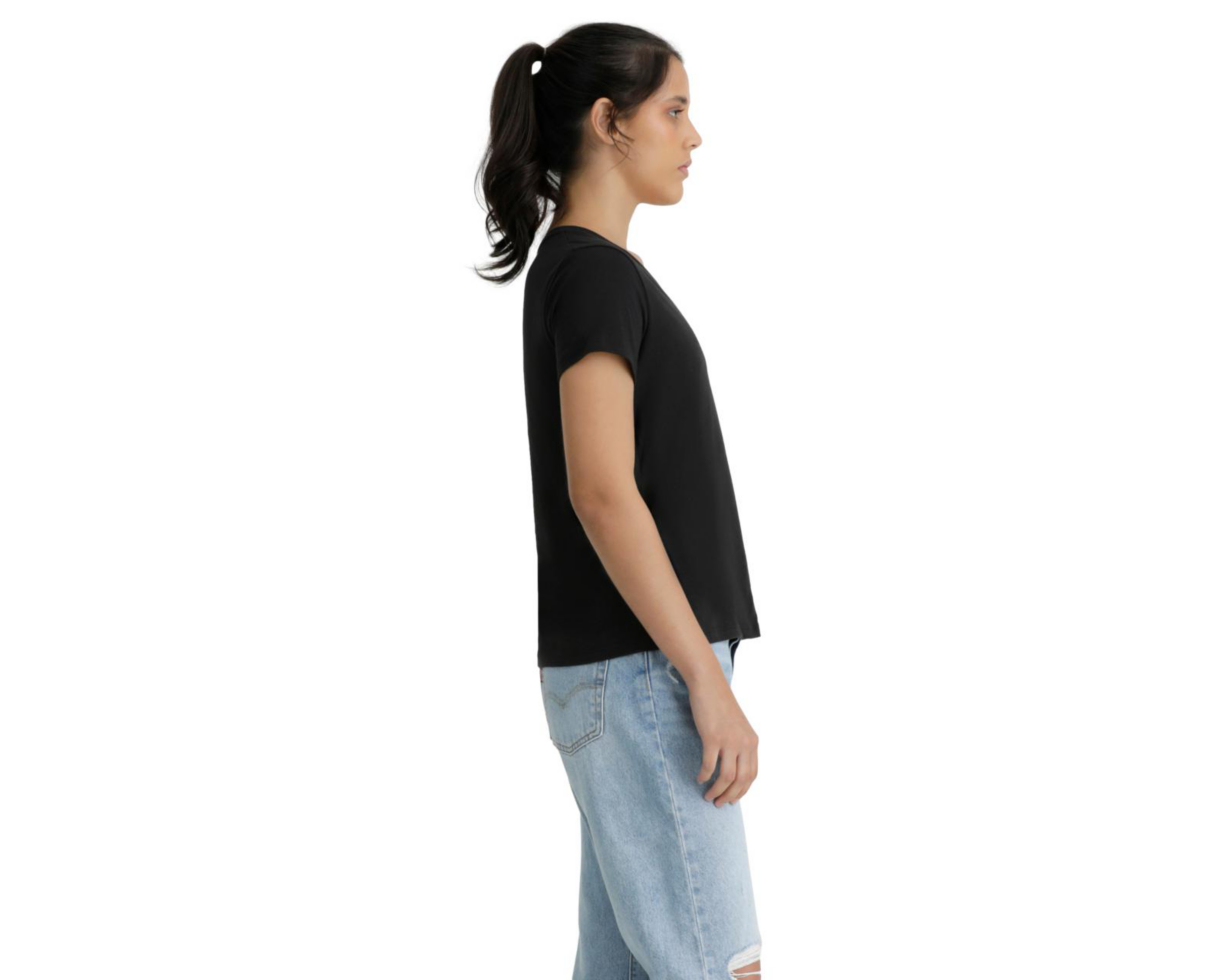 Foto 3 pulgar | Playera Levi's Manga Corta para Mujer