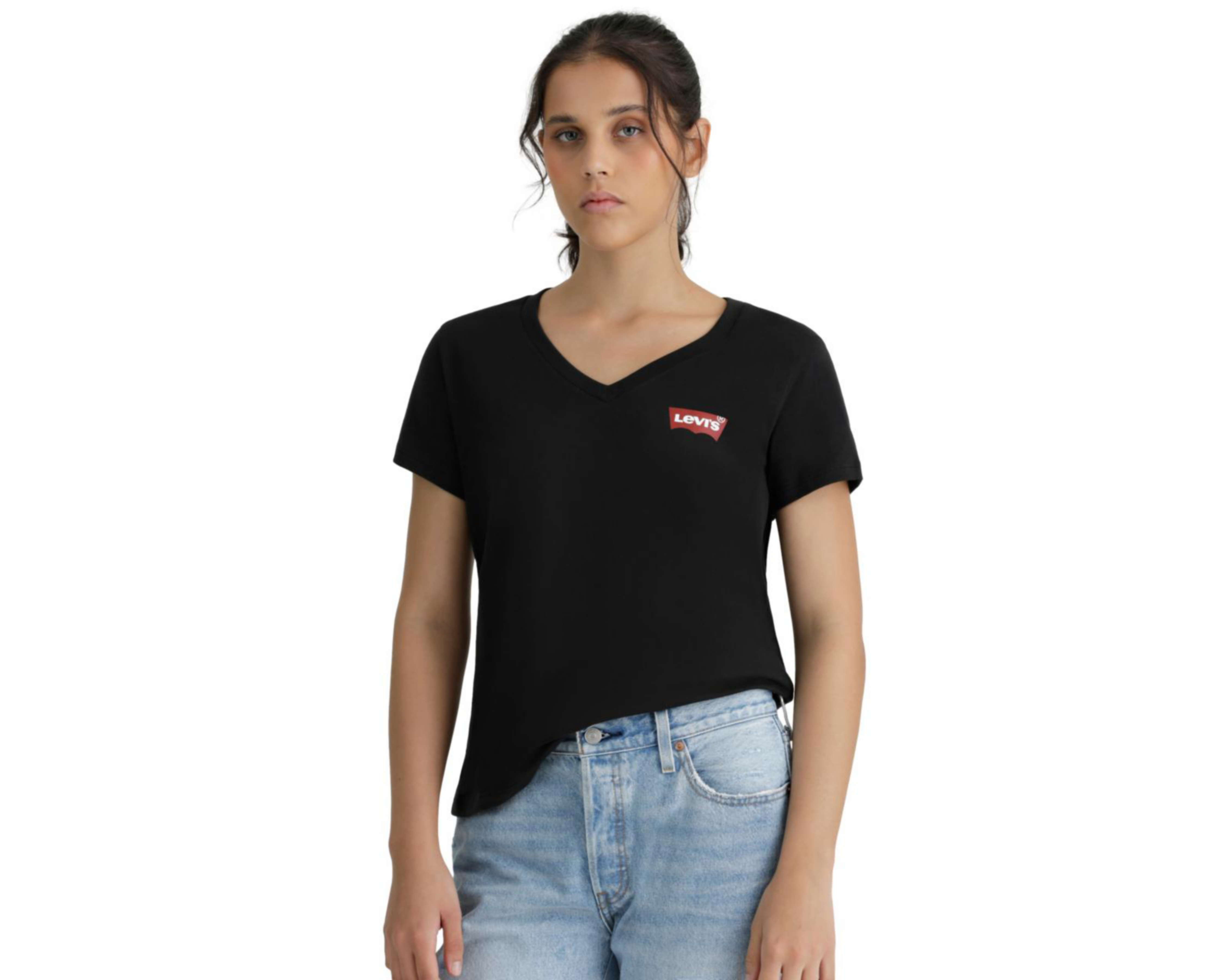 Foto 5 pulgar | Playera Levi's Manga Corta para Mujer