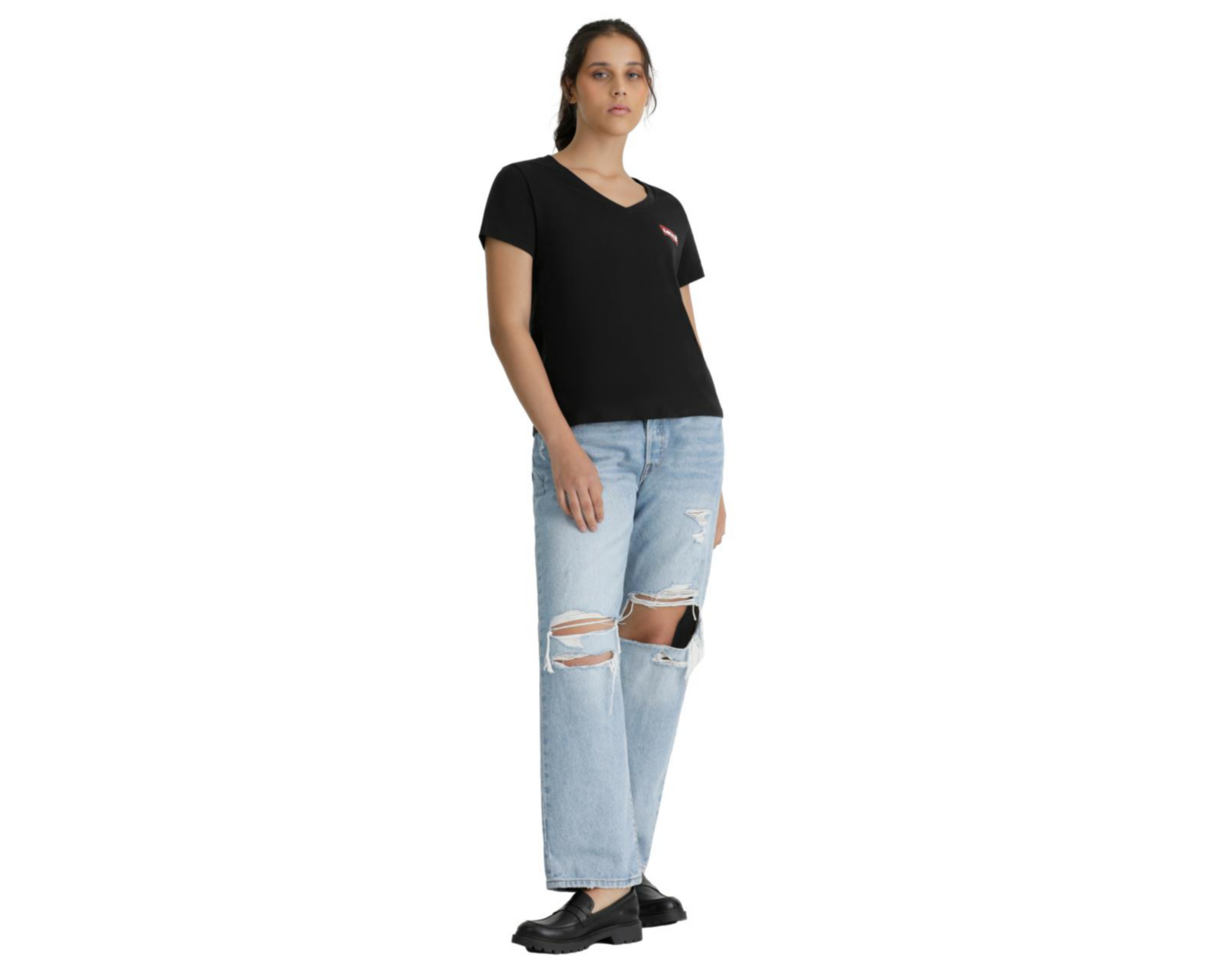 Foto 7 pulgar | Playera Levi's Manga Corta para Mujer