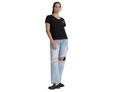 Foto 6 | Playera Levi's Manga Corta para Mujer