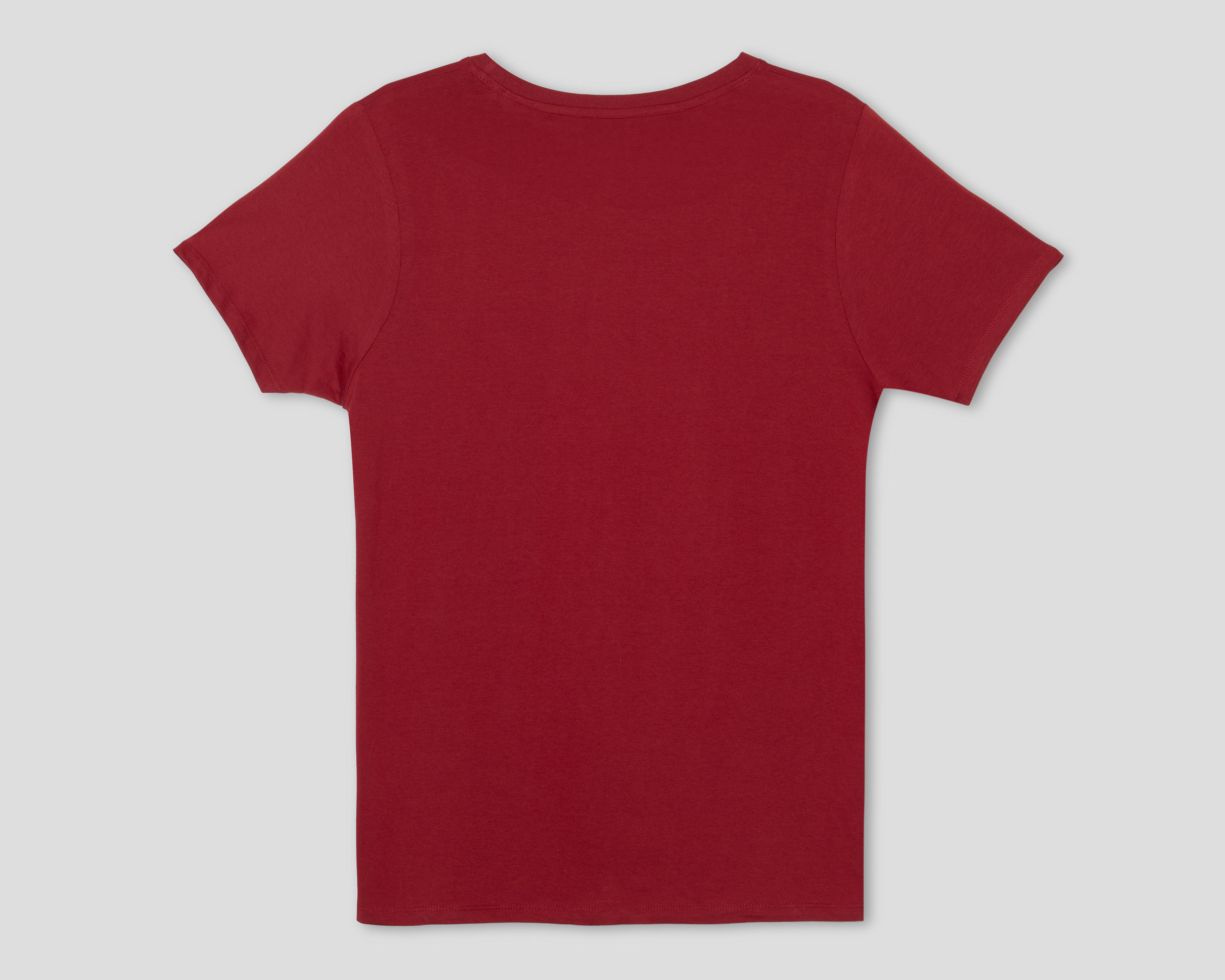 Foto 3 pulgar | Playera Roja Harry Potter para Mujer