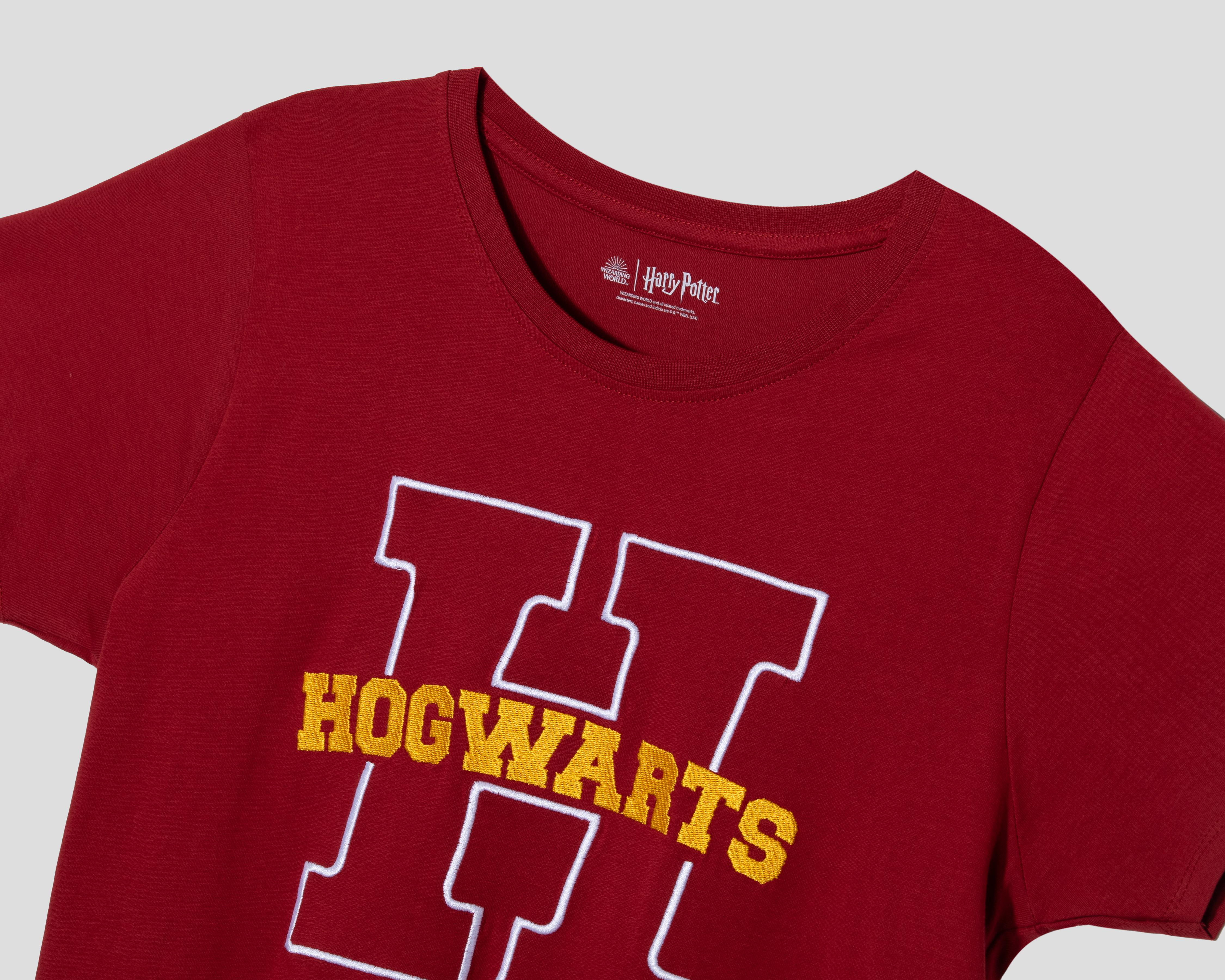 Foto 4 pulgar | Playera Roja Harry Potter para Mujer