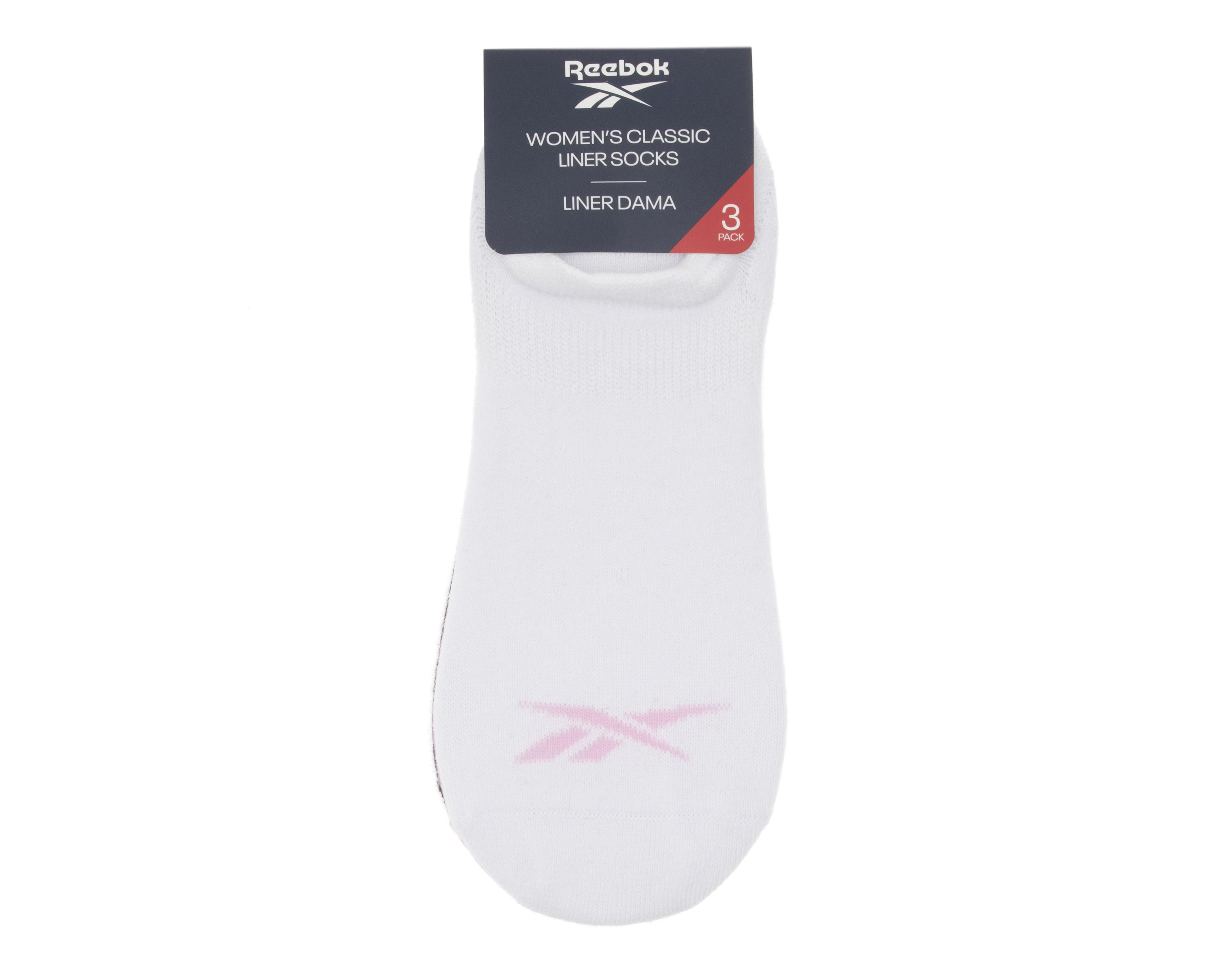 Foto 3 | Calcetas Deportivas Reebok para Mujer 3 Pares