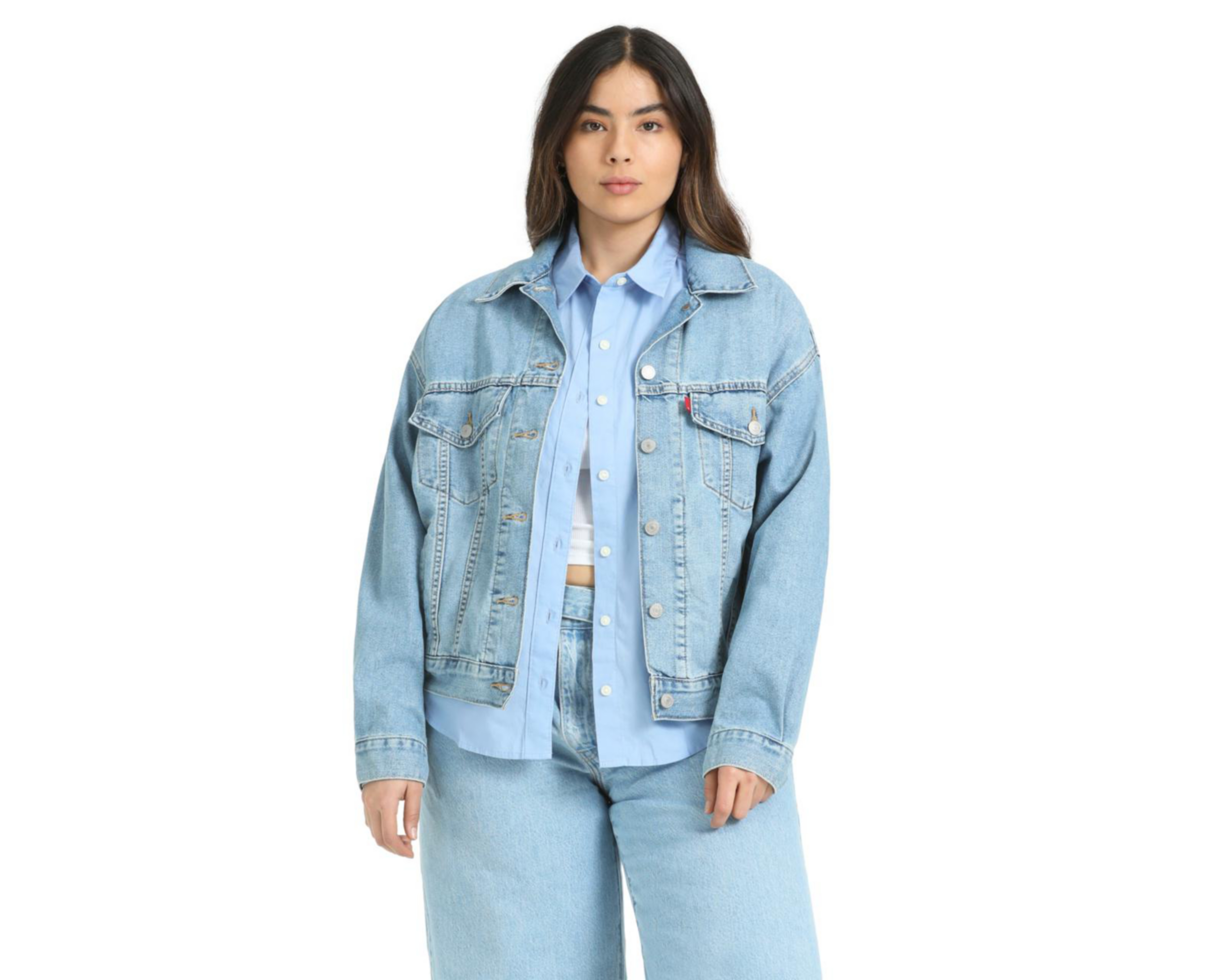 Foto 1 | Chamarra Levi's Trucker de Mezclilla