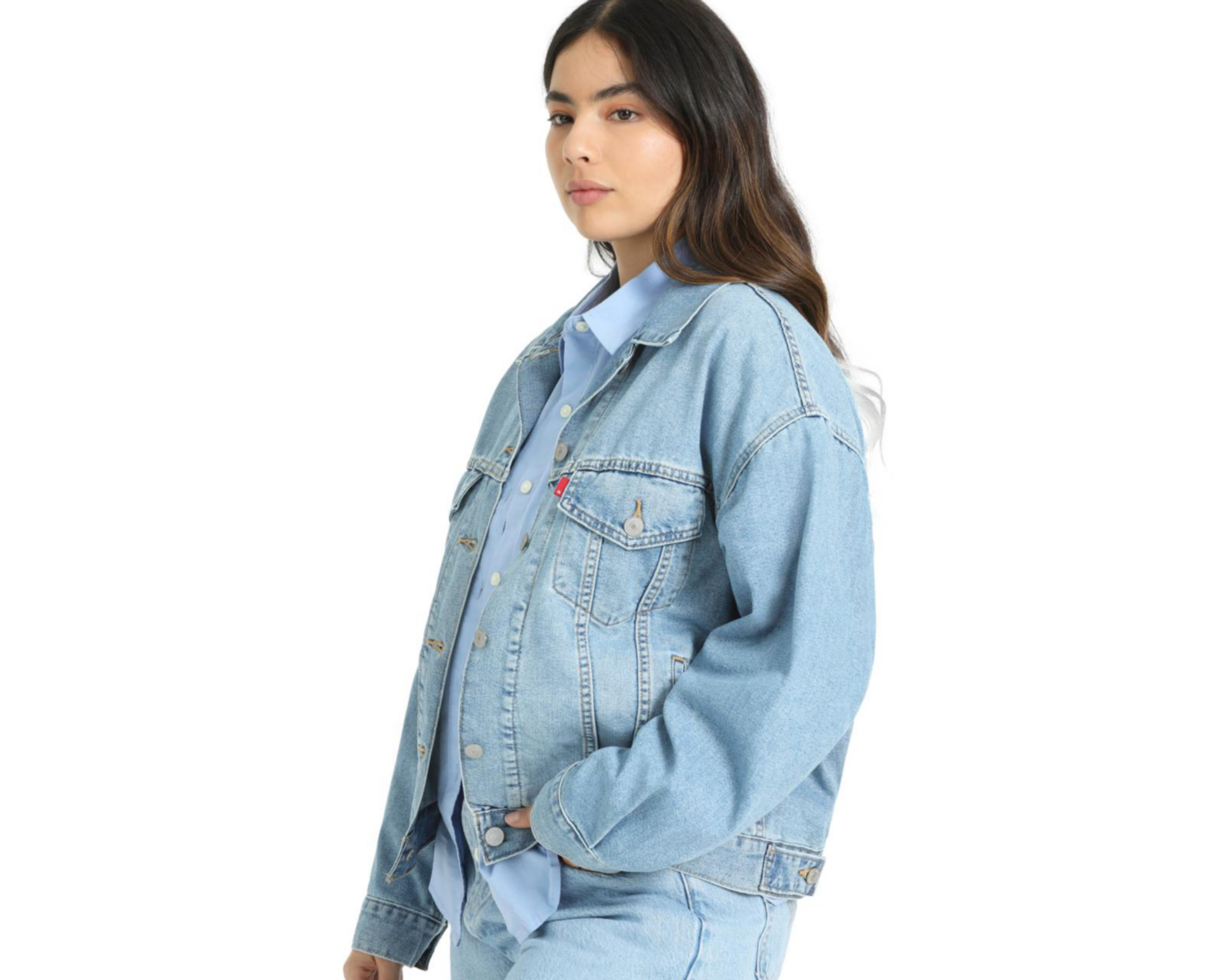 Foto 4 pulgar | Chamarra Levi's Trucker de Mezclilla