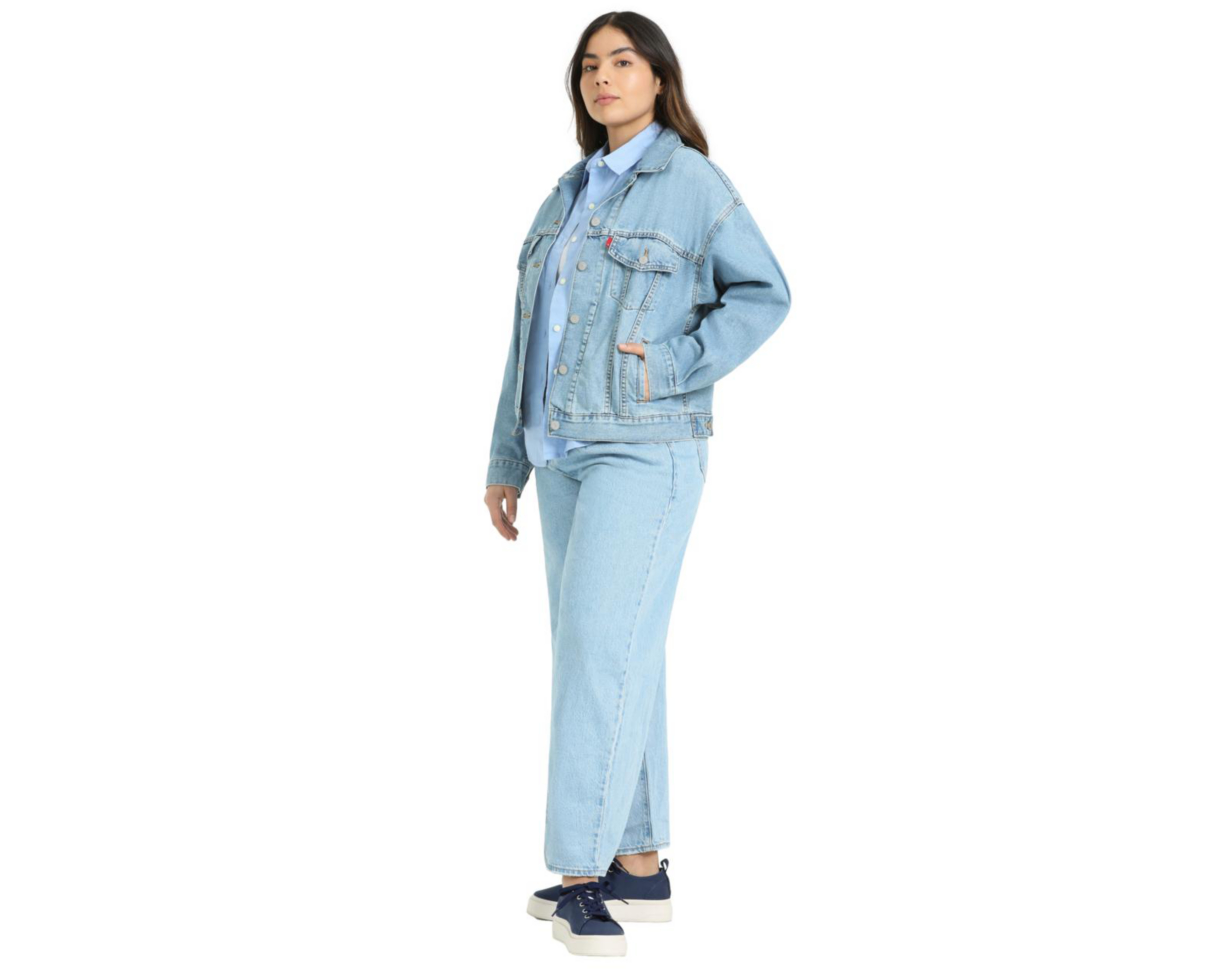 Foto 7 pulgar | Chamarra Levi's Trucker de Mezclilla