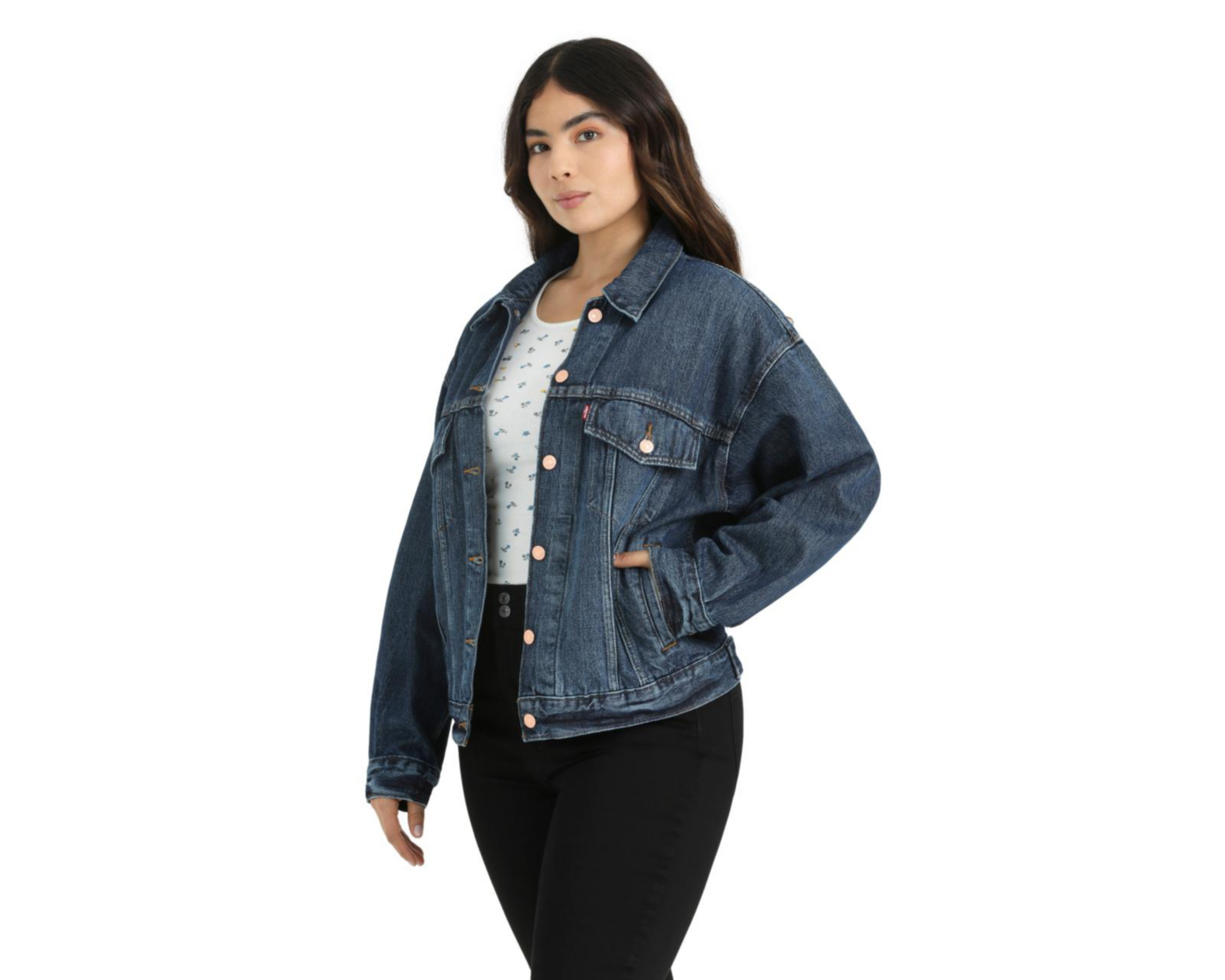 Foto 4 pulgar | Chamarra de Mezclilla Trucker Levi's para Mujer