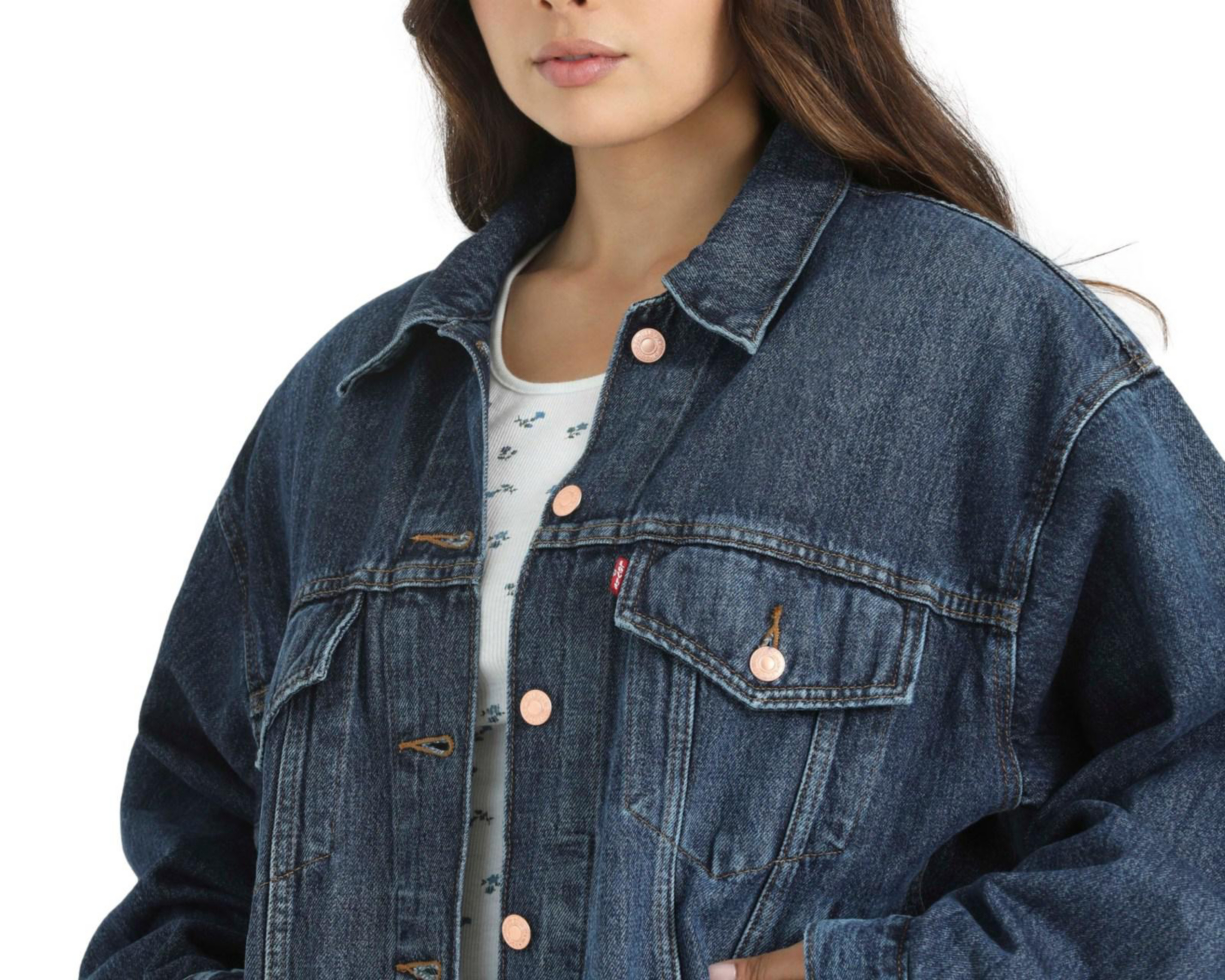 Foto 6 pulgar | Chamarra de Mezclilla Trucker Levi's para Mujer