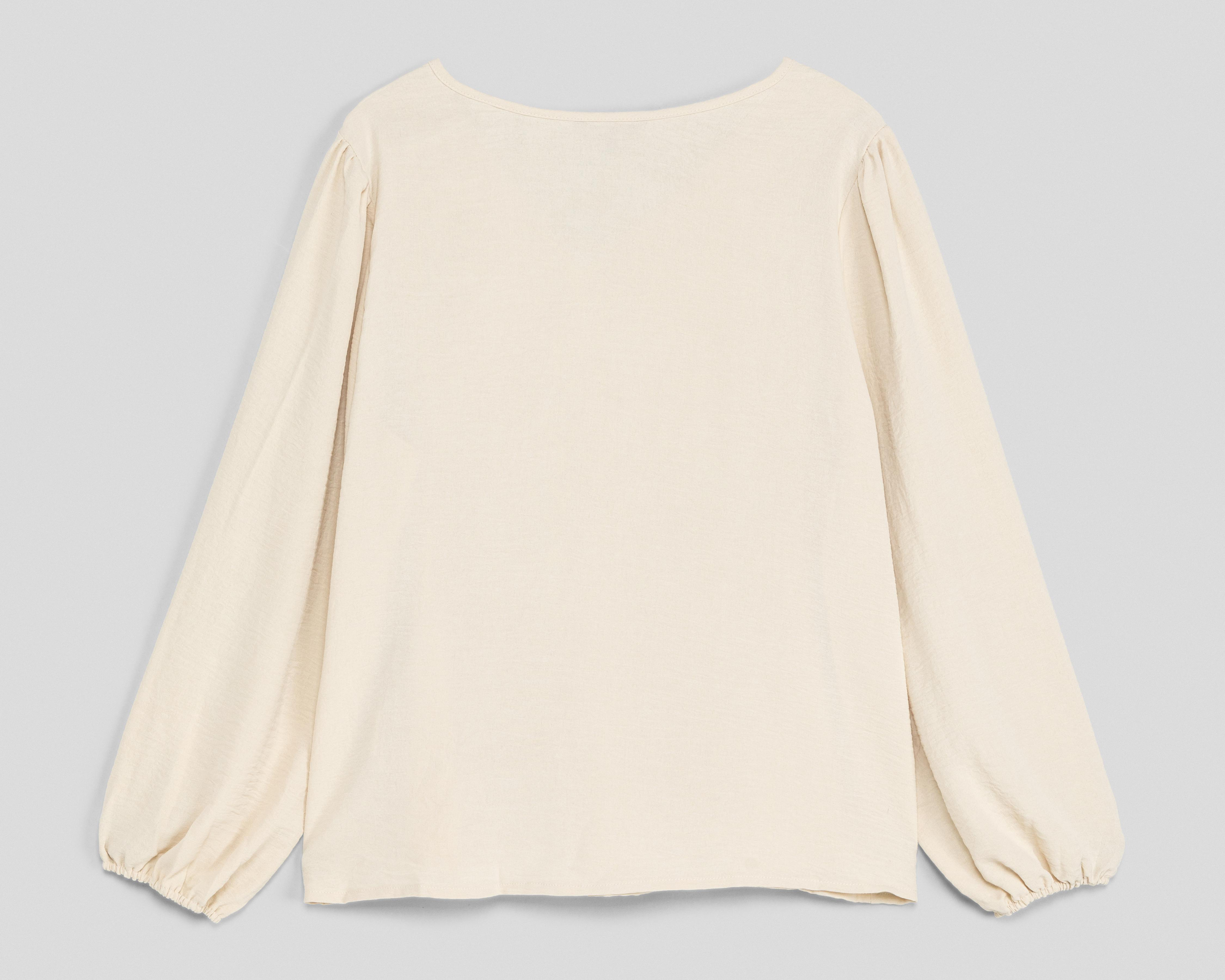 Foto 3 pulgar | Blusa Sahara Manga Larga para Mujer