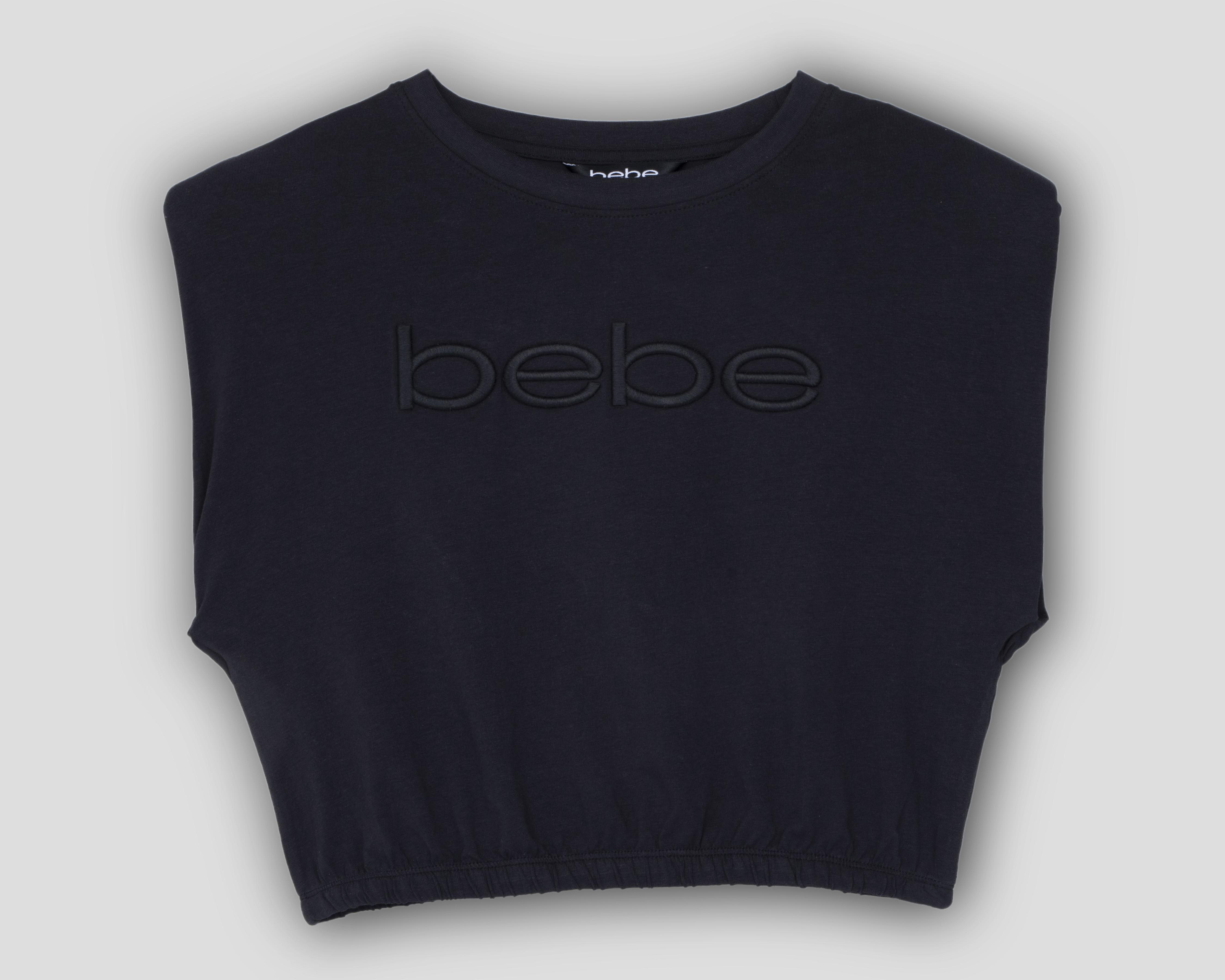 Foto 2 pulgar | Crop Top Bebe sin Mangas para Mujer