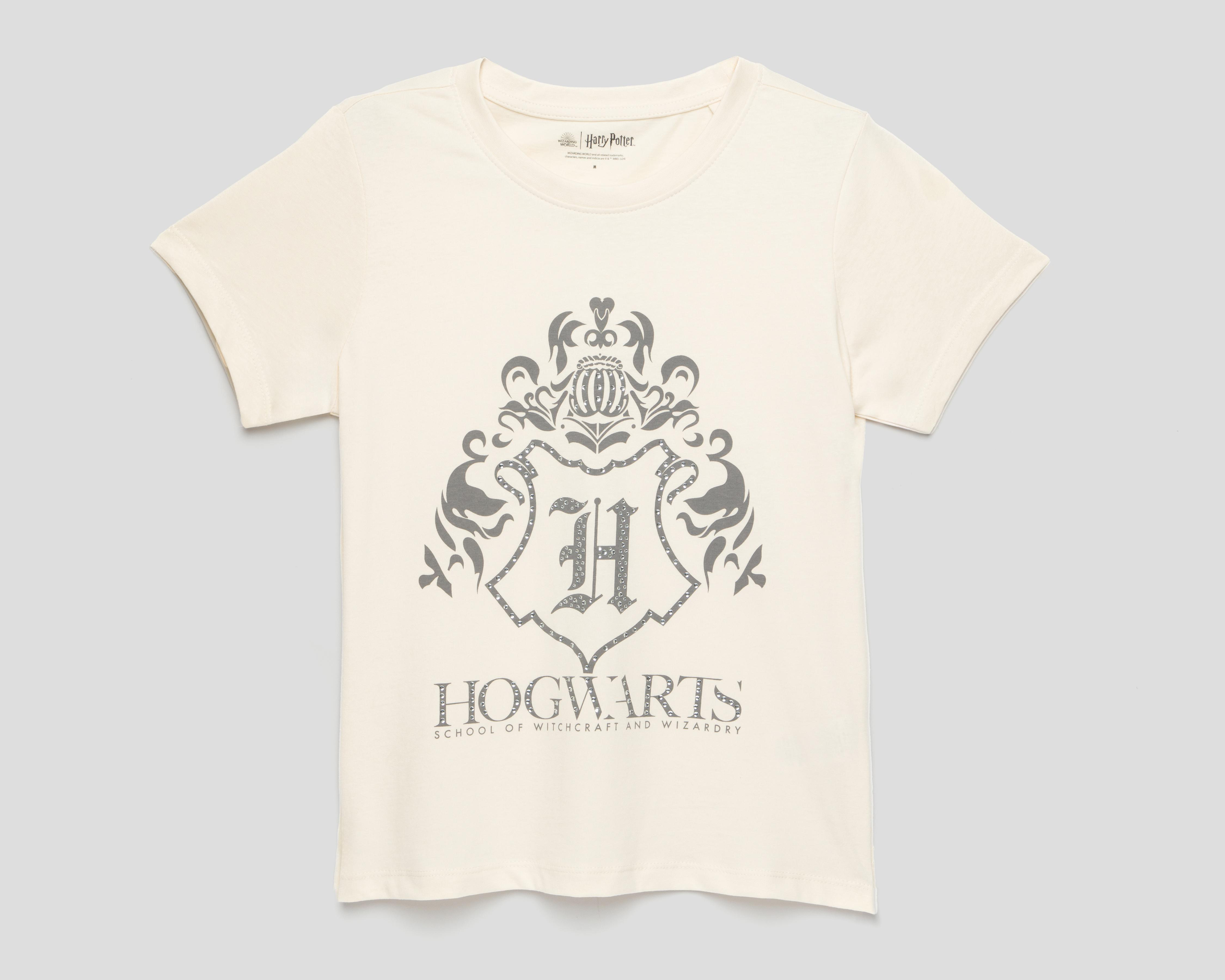 Foto 2 pulgar | Playera Manga Corta Harry Potter para Mujer