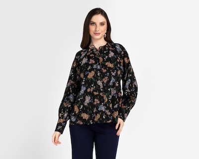 Foto 1 | Blusa Sahara Manga Larga para Mujer