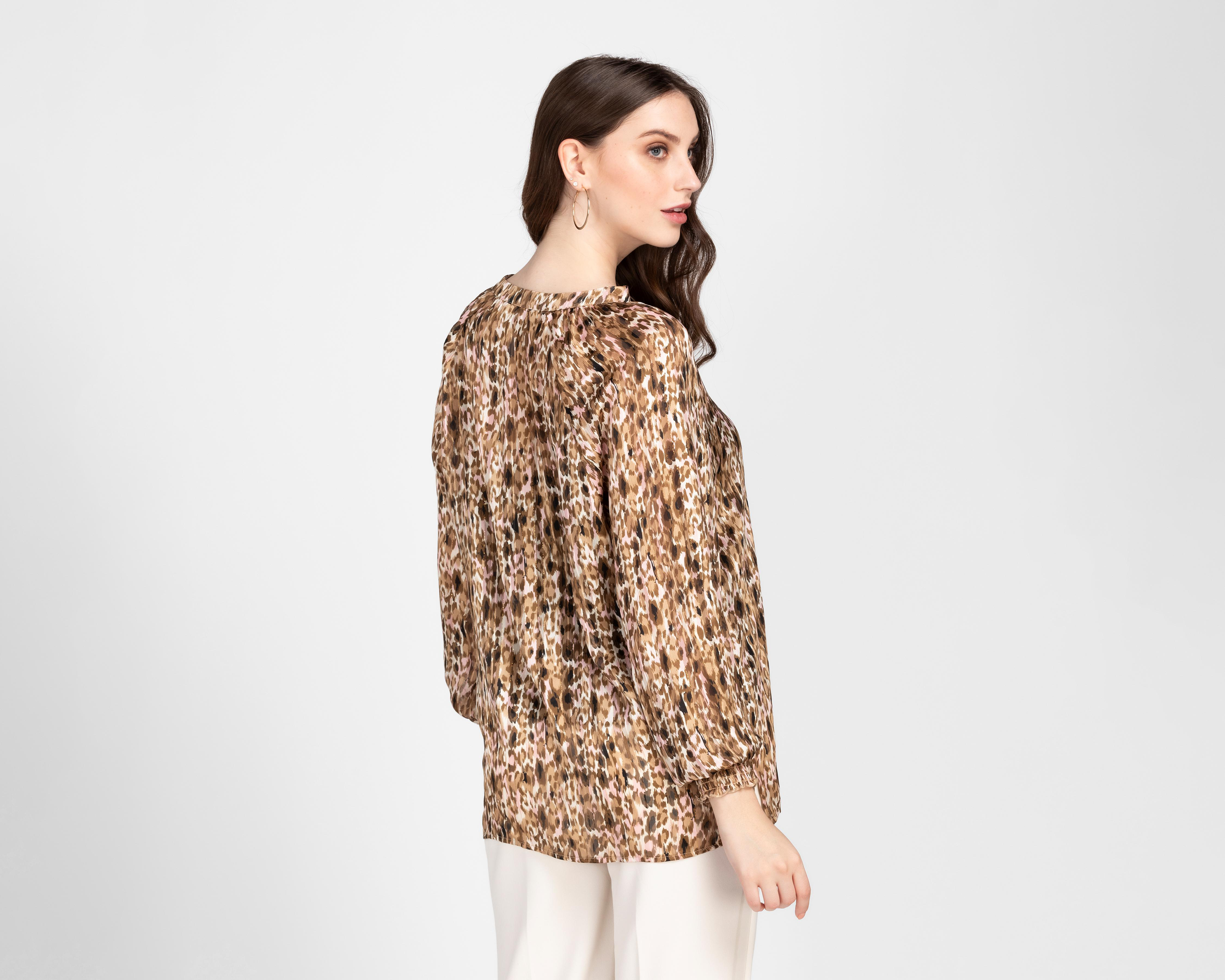 Foto 4 pulgar | Blusa Sahara Manga Larga para Mujer