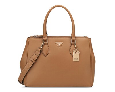 Foto 1 | Bolsa de Mano Guess Doretta Café