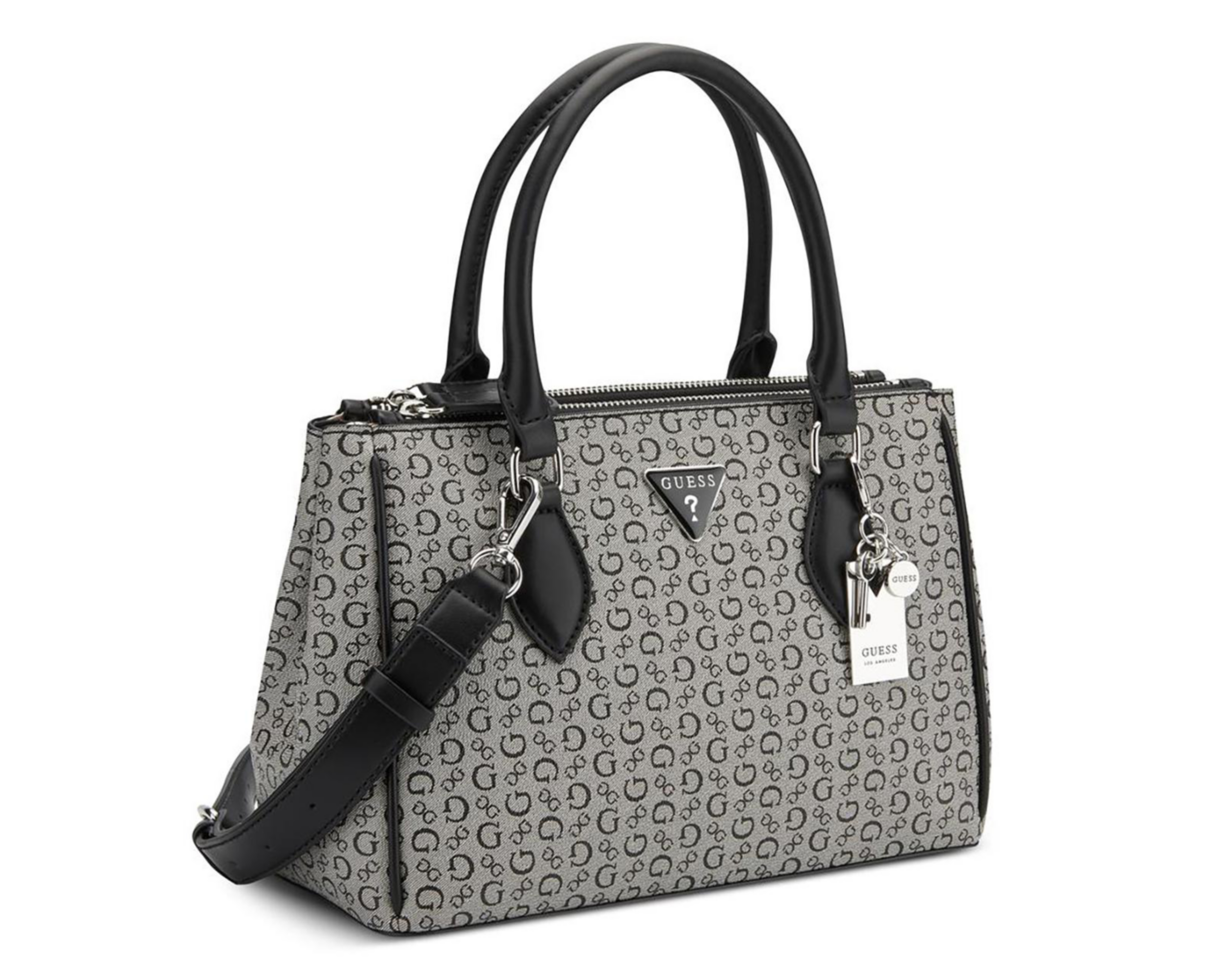 Foto 3 pulgar | Bolsa de Mano Guess Doretta Gris